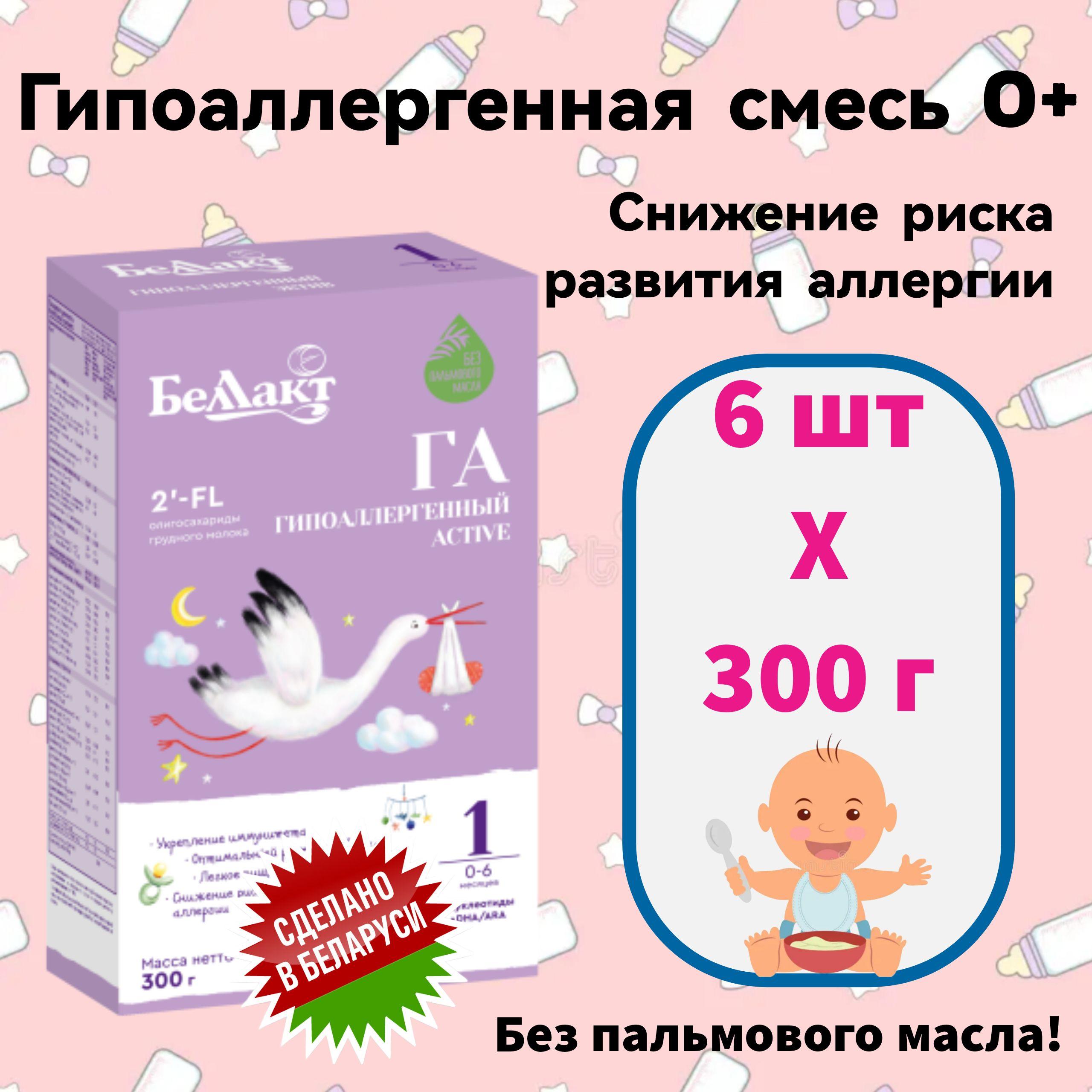 Беллакт Молочная смесь 1 (с рождения) 300г. 6шт.