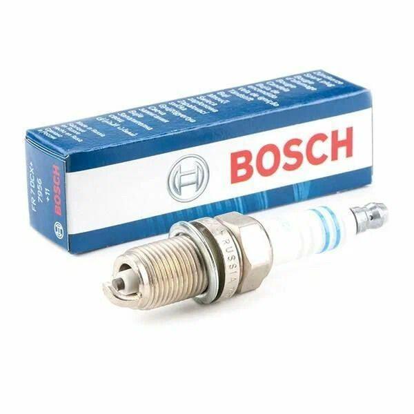 Свечи зажигания комплект 4шт. BOSCH 0242235667 (FR7DСX+) (16 кл.инж) LADA Лада Granta Гранта/Kalina Калина/Largus Ларгус/Priora Приора/Vesta Веста/X-ray Xрей