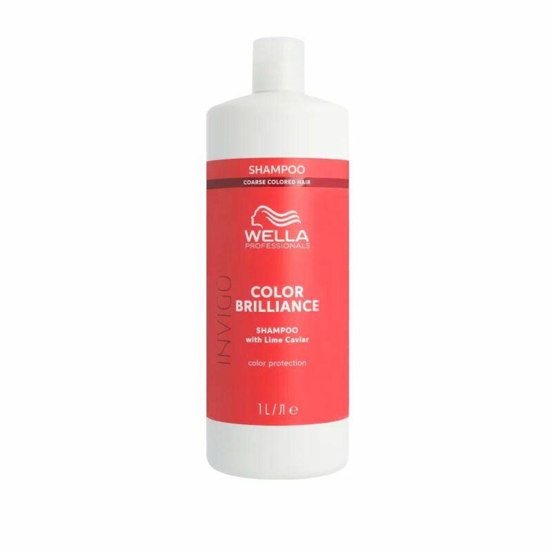 Wella Invigo Color Brilliance Coarse with Lime Caviar Новинка Шампунь для окрашенных жестких волос 1000 мл