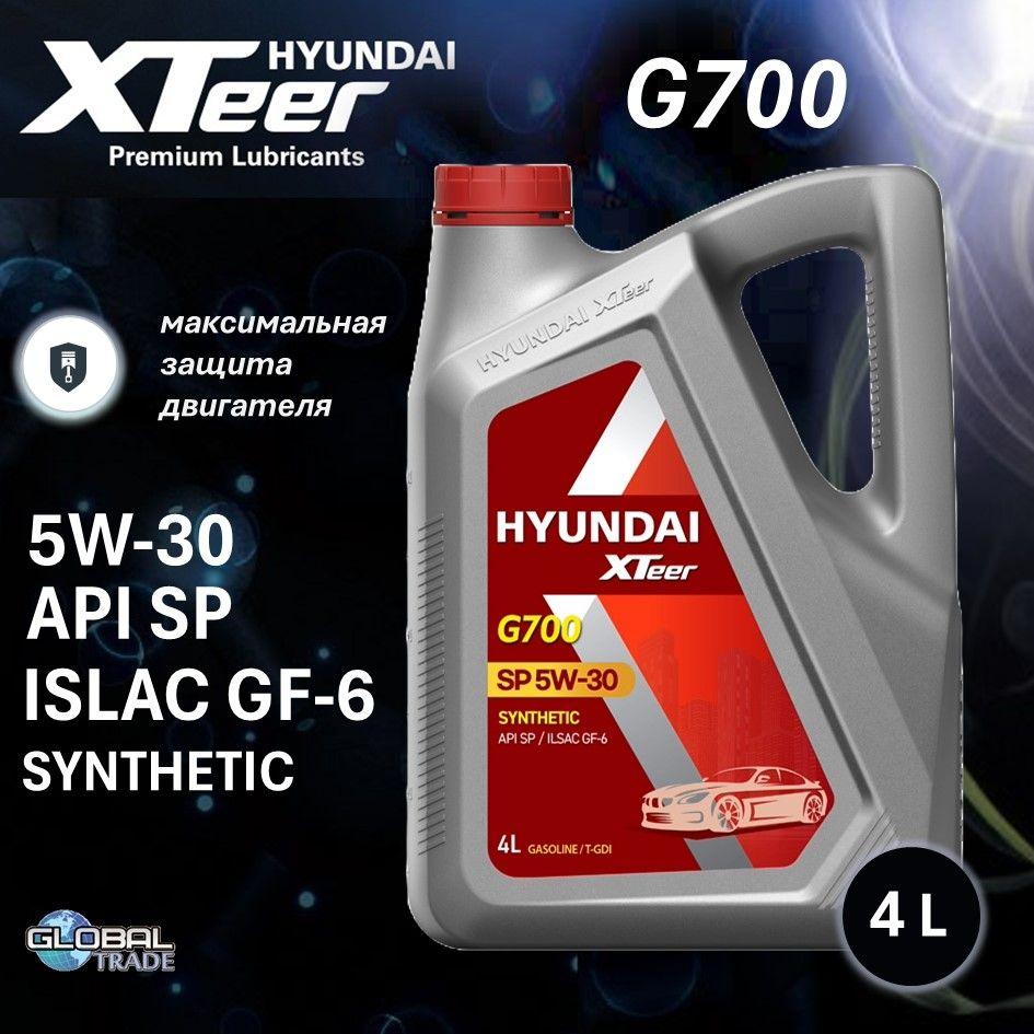 Hyundai XTeer g700 5W-30 Масло моторное, Синтетическое, 4 л