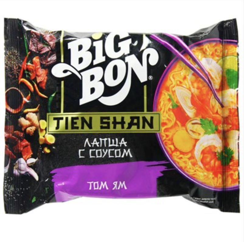 Лапша быстрого приготовления Big Bon с соусом том ям 85 г