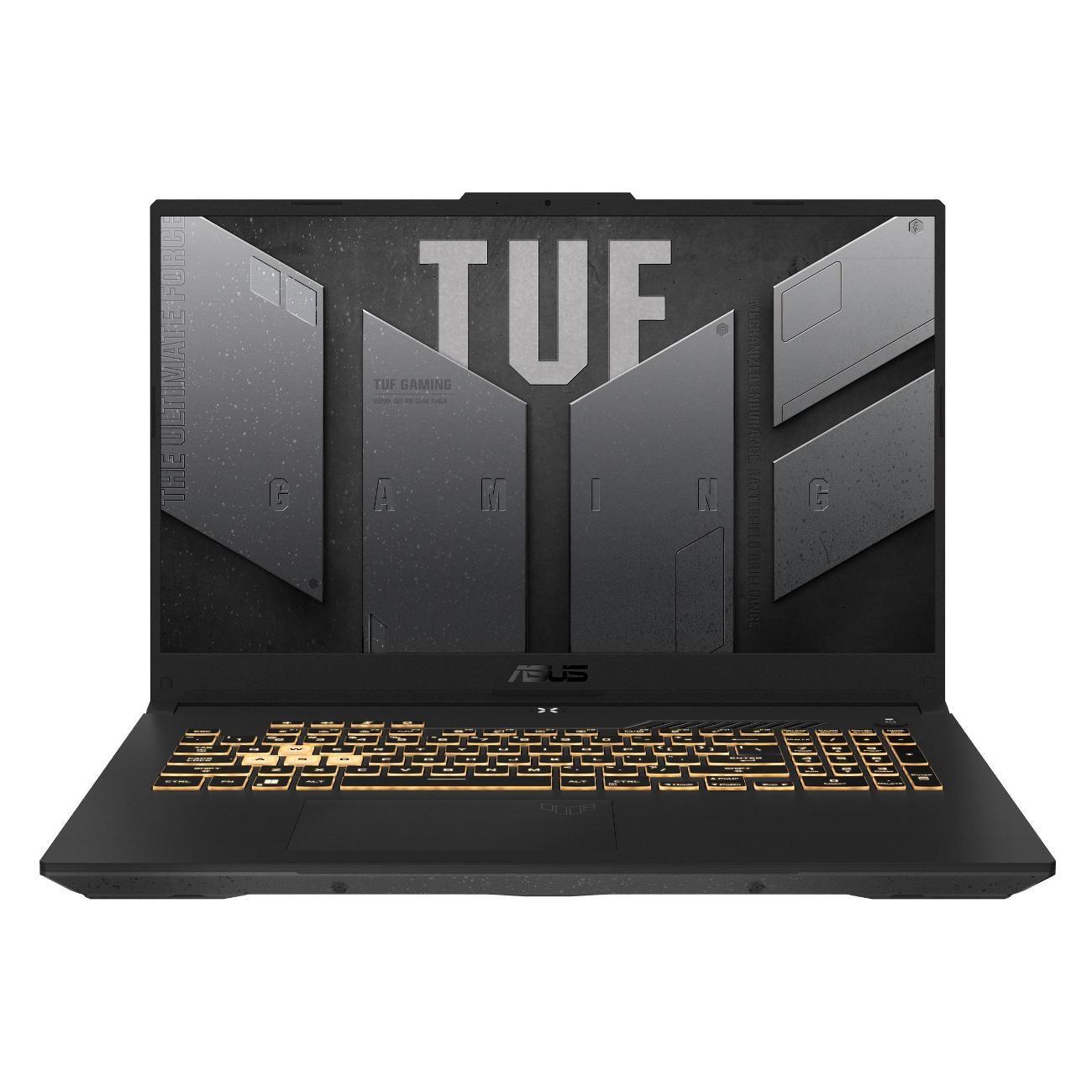 ASUS TUF F17 FX707ZC4-HX097 (90NR0GX1-M00740) Игровой ноутбук 17.3", Intel Core i5-12500H, RAM 16 ГБ, NVIDIA GeForce RTX 3050 для ноутбуков (4 Гб), серый, Русская раскладка