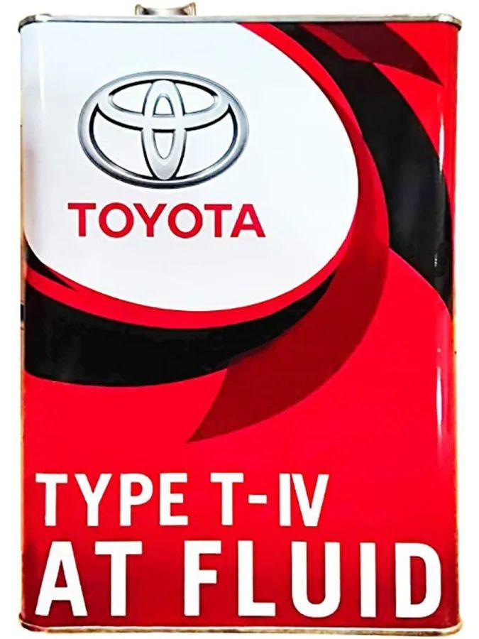 Трансмиссионное масло Toyota ATF Type T-IV (арт. 08886-81015) 4л