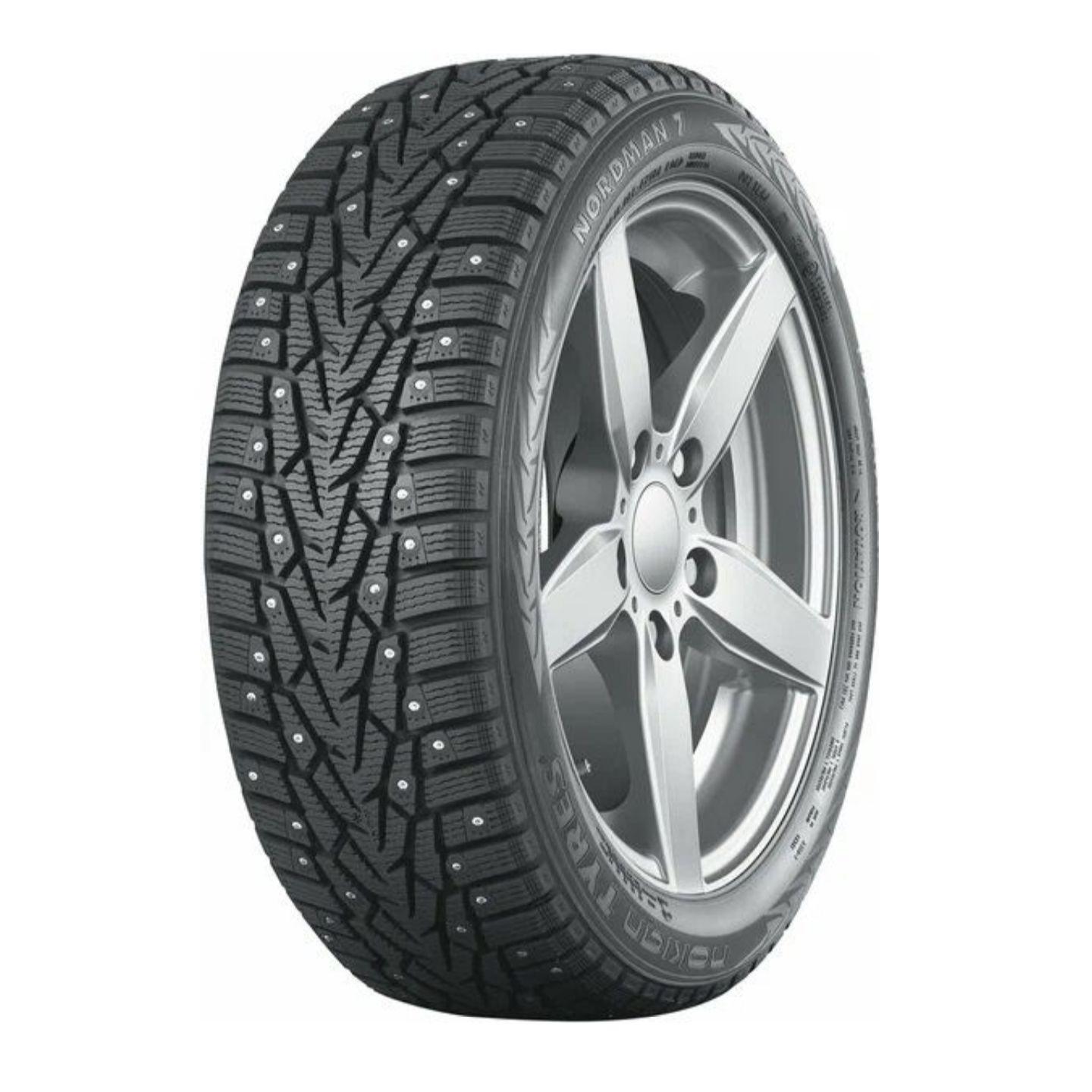 Nokian Tyres R15 185/65 NOKIAN TYRES NORDMAN 7 92T XL Шины  зимние 185/65  R15 92T Шипованные