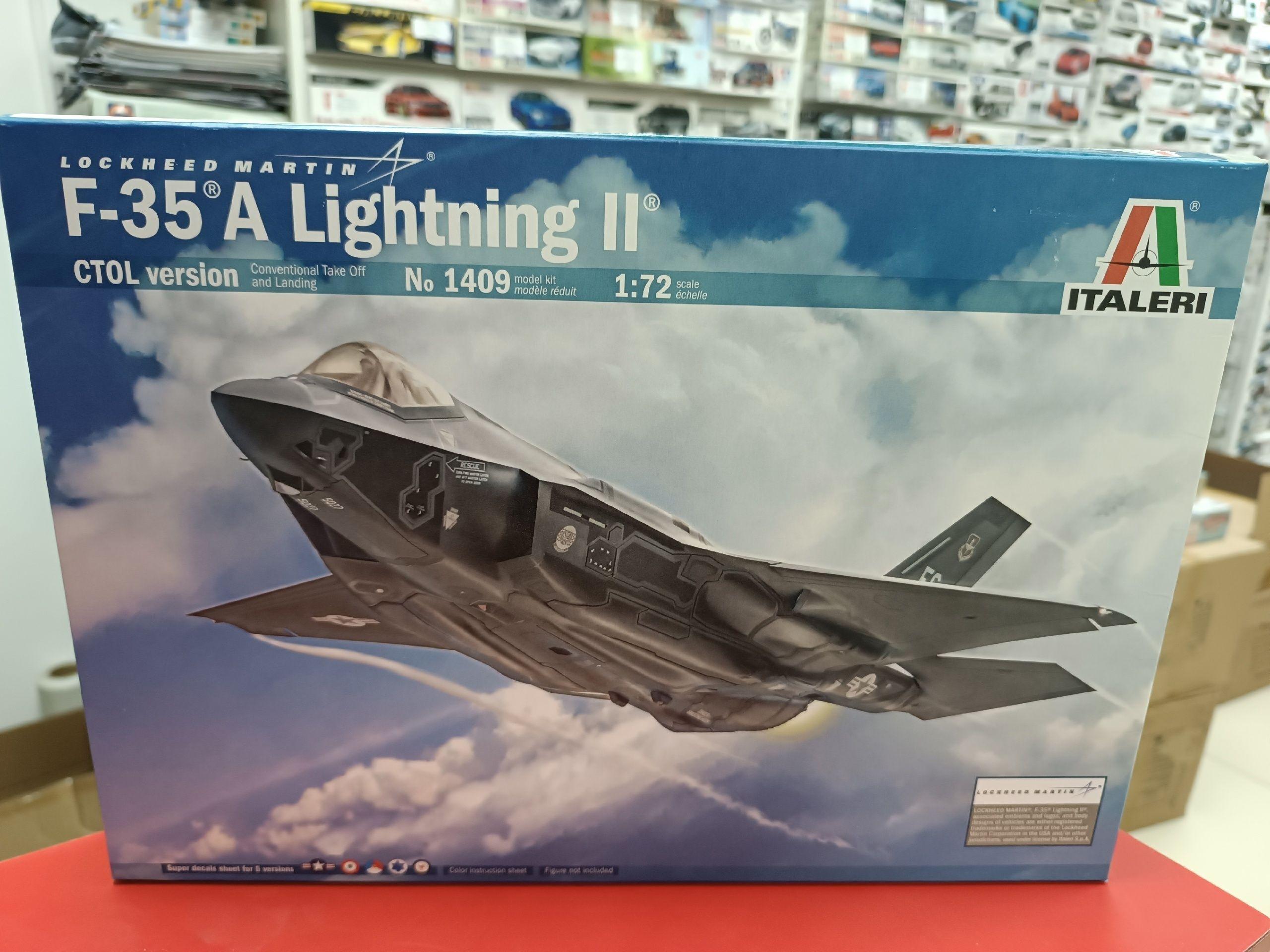 Сборная модель вертолета 1:72 italeri 1409ИТ F-35A LIGHTING II