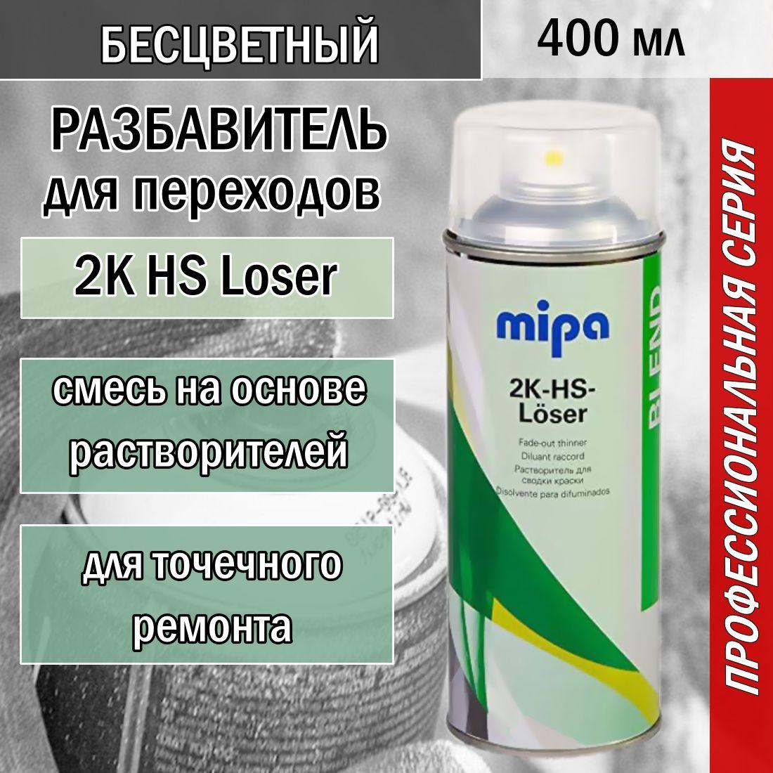 Разбавитель для переходов, Mipa 2K HS Loser, аэрозоль 400мл