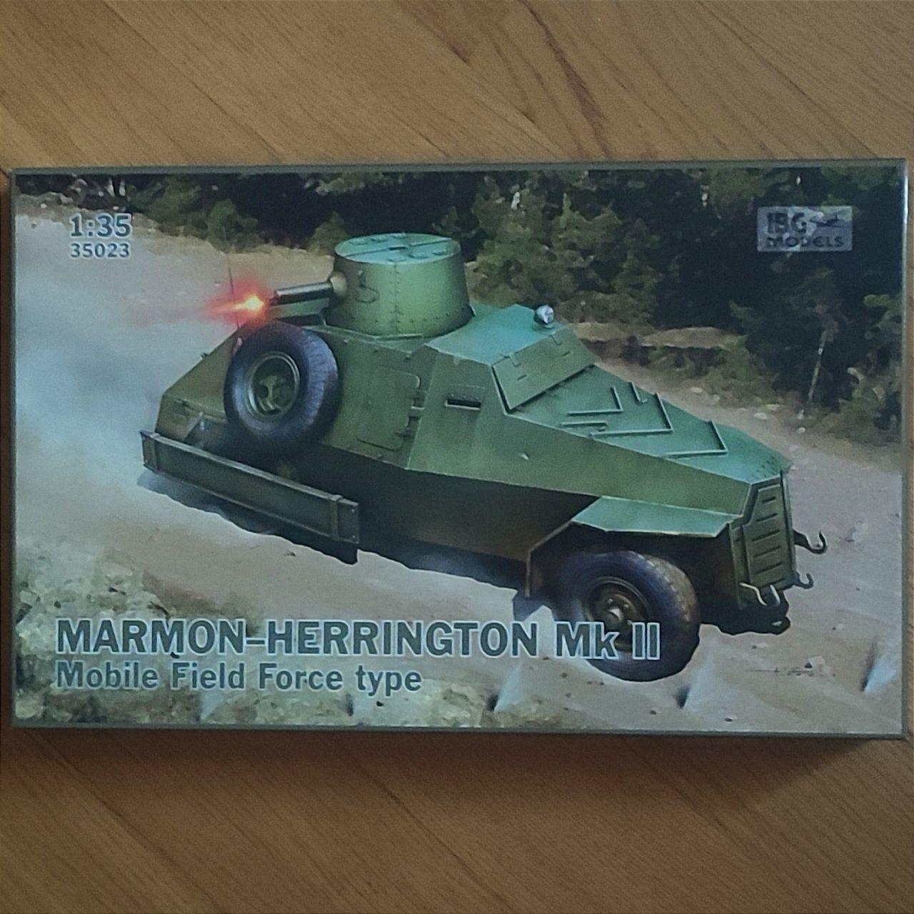 Сборная модель Британский бронеавтомобиль MARMON-HERRINGTON Мк II, IBG MODELS 35023, 1/35