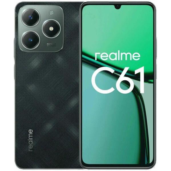 realme Смартфон Realme C61 модель (RMX3930) Ростест (EAC) 6/128 ГБ, темно-зеленый