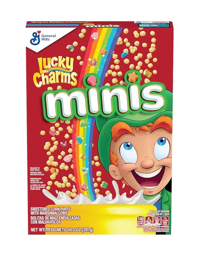 Сухой завтрак с маршмеллоу General Mills Lucky Charms Minis, 297 гр