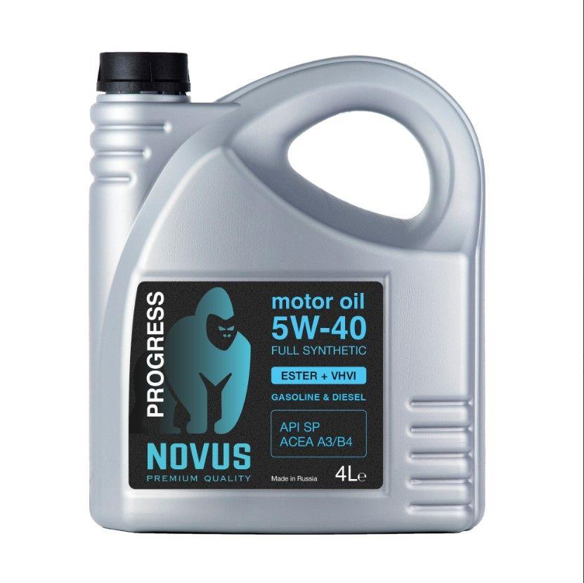 NOVUS PROGRESS 5W-40 Масло моторное, Синтетическое, 4 л