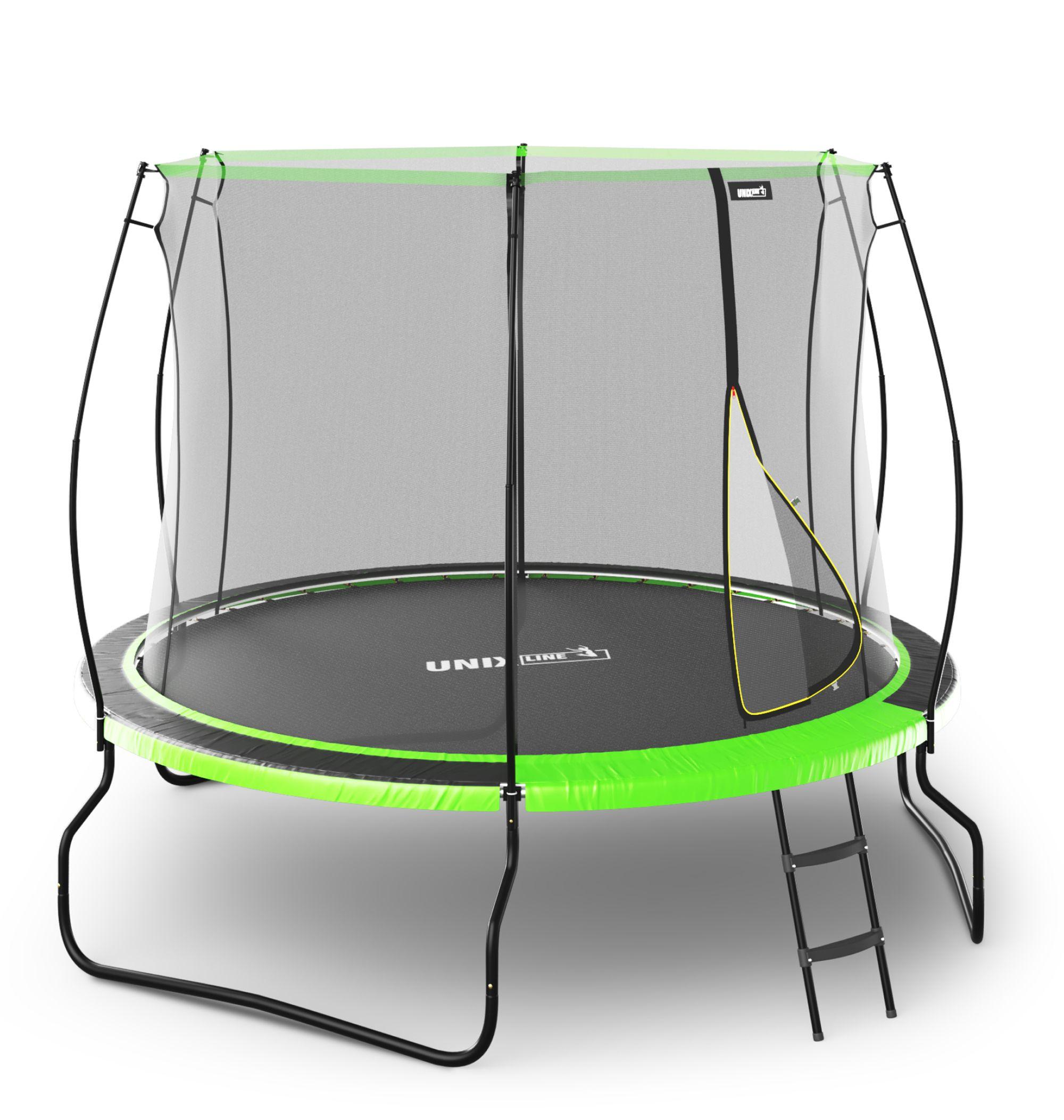 Батут UNIX Line 8 ft UFO Green