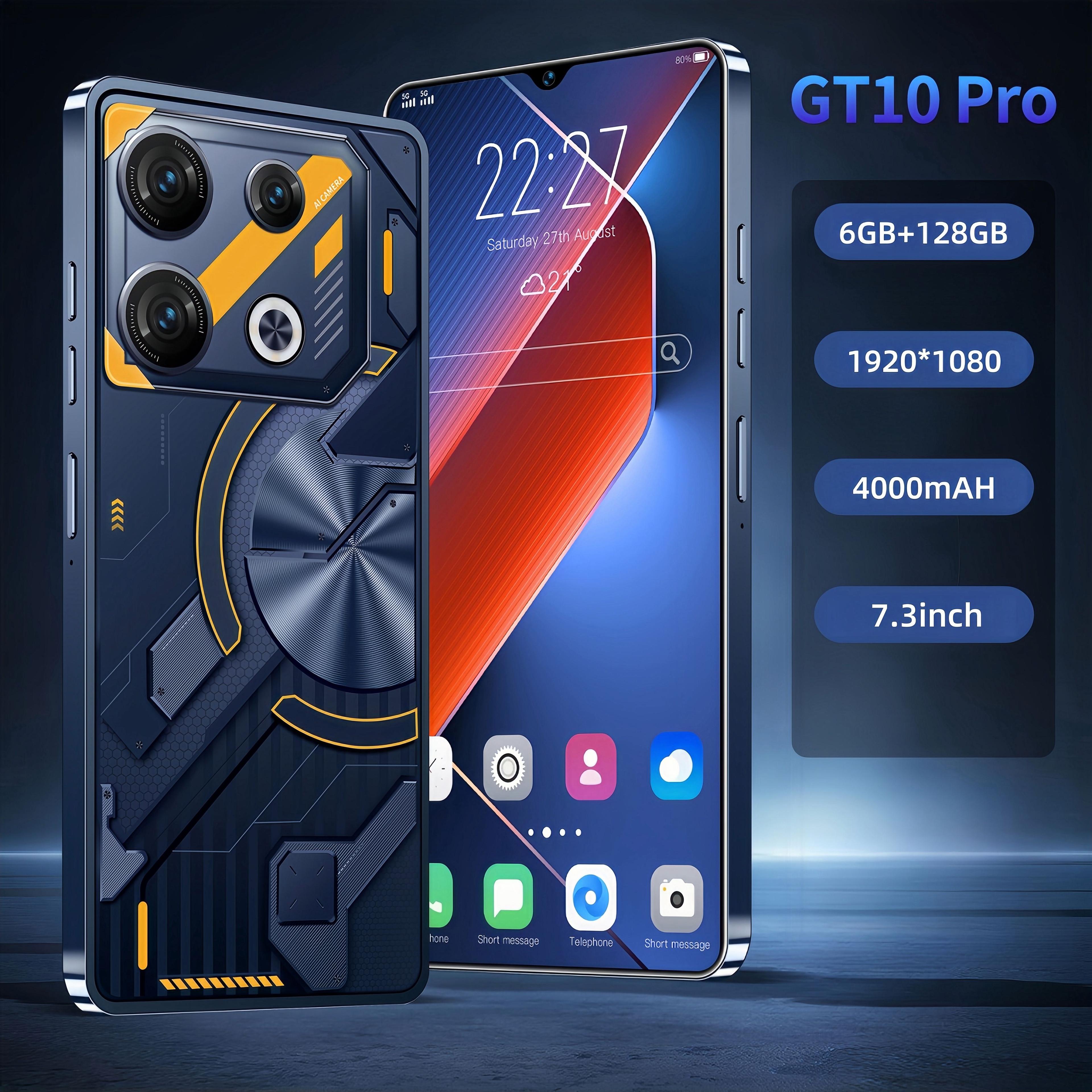 Смартфон Русифицирован GT10pro TUK3 EU 6/128 ГБ, черный