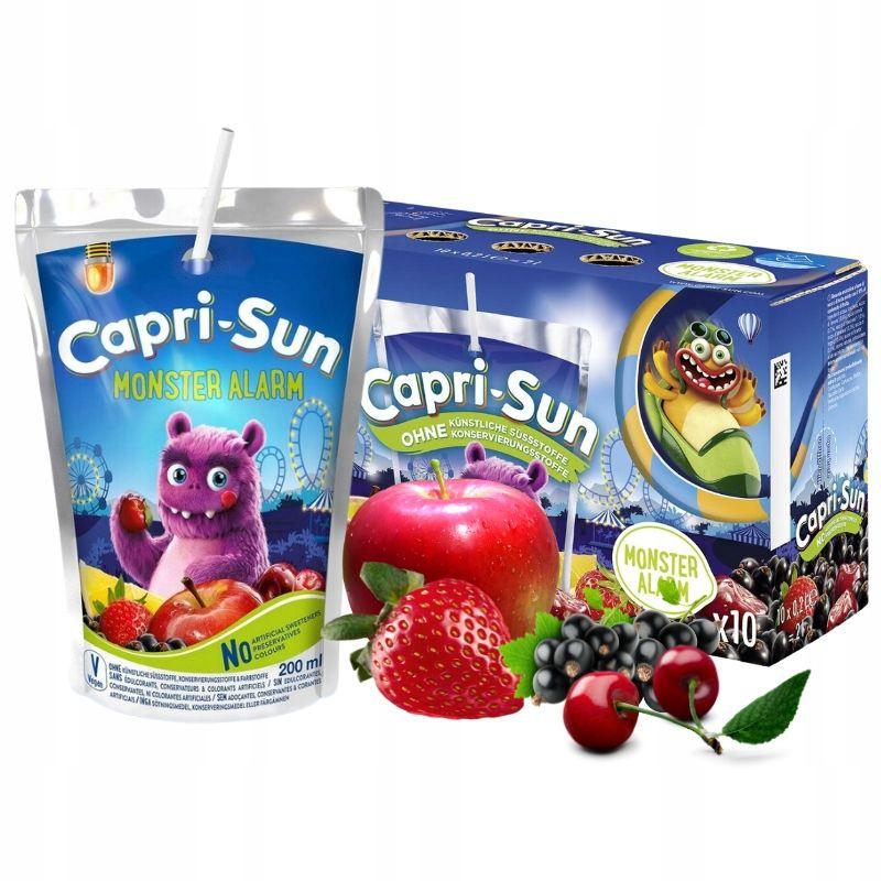 Capri-Sun | Напиток сокосодержащий Capri Sun Monster Alarm (Монстр аларм) 10 шт по 200 мл (Германия)