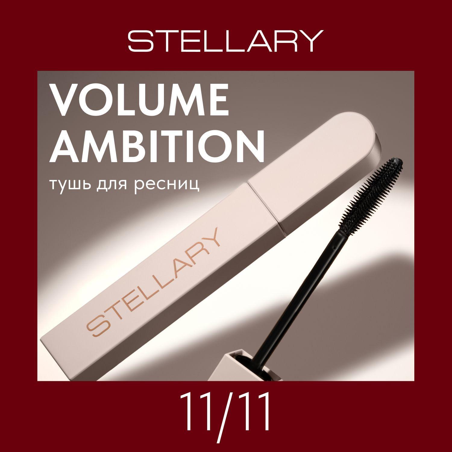 Stellary Тушь для ресниц с эффектом объема и разделения Volume ambition mascara тон 01