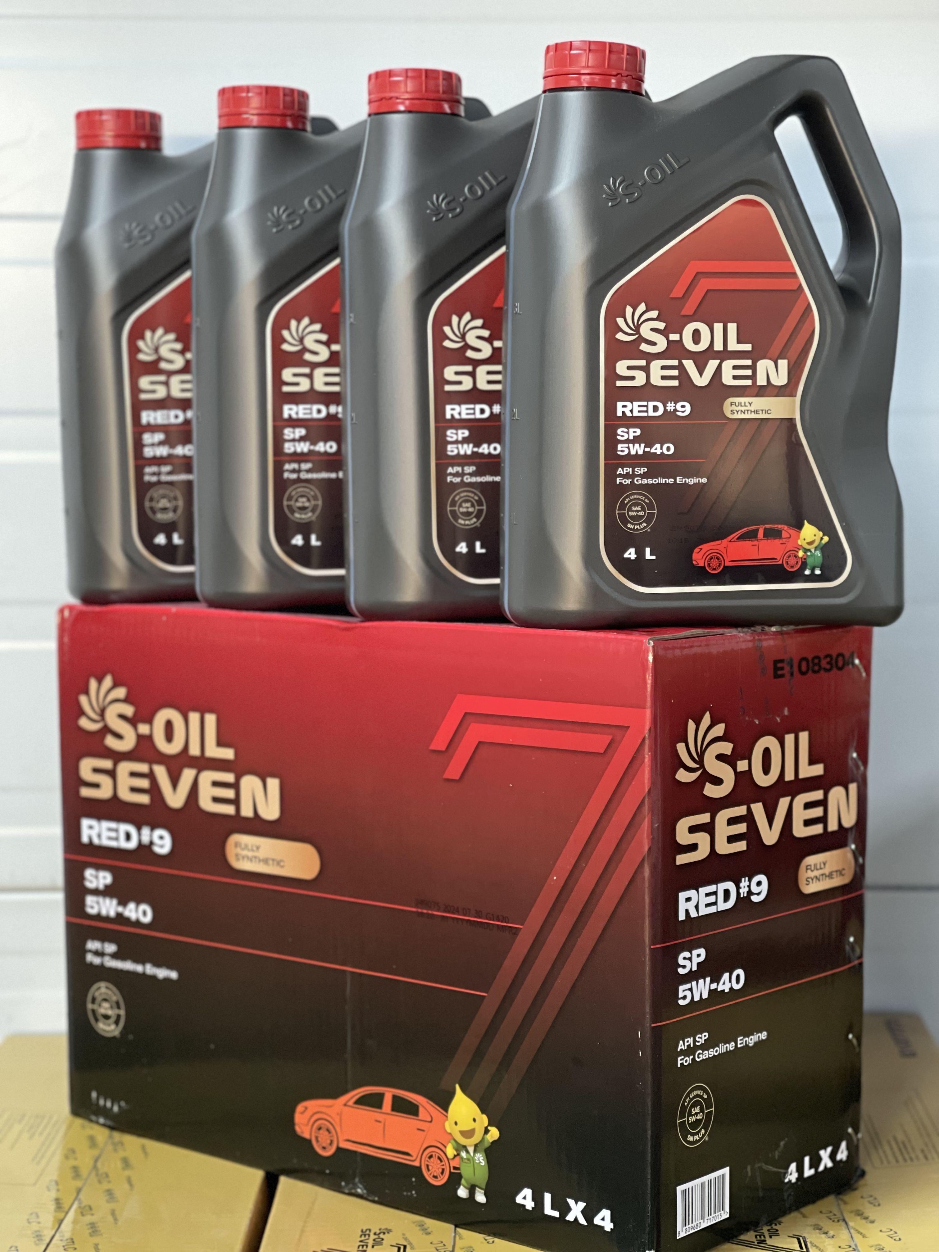 S-OIL SEVEN 5W-40 Масло моторное, Синтетическое, 16 л