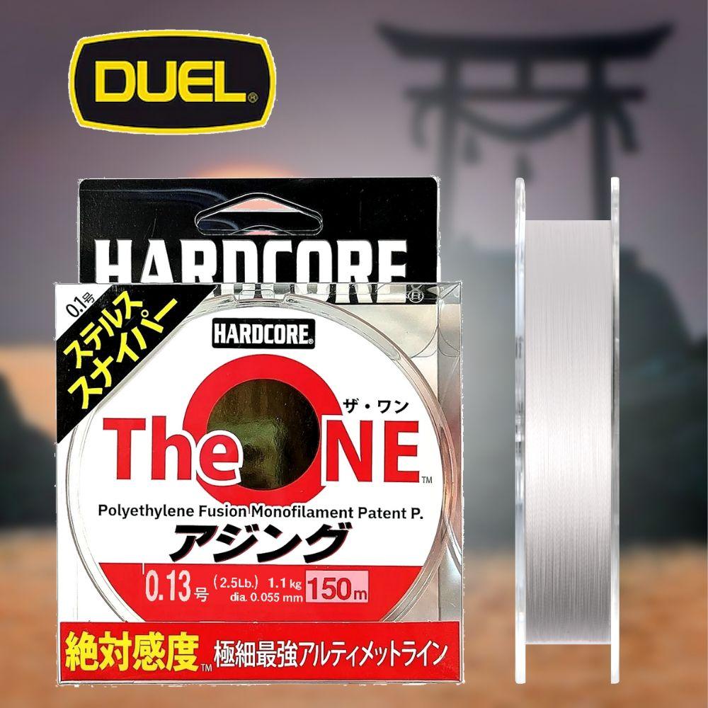 DUEL | Шнур плетёный для рыбалки Duel Hardcore The ONE #0.13 (белый) 150 метров / Для окуня и мормышинга / для спиннинга