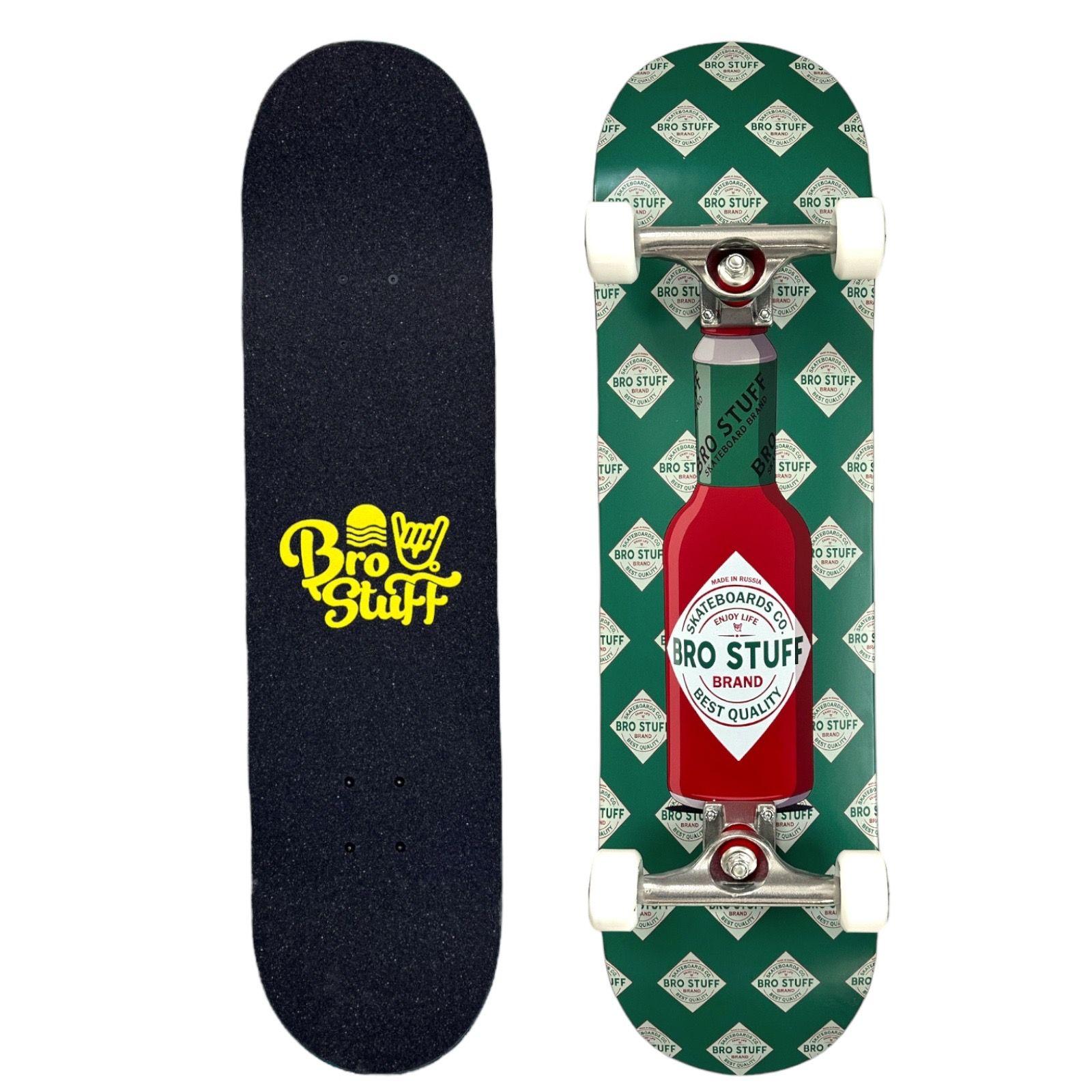 Скейтборд BroStuff hot skateboard, размер 8.25x31.625