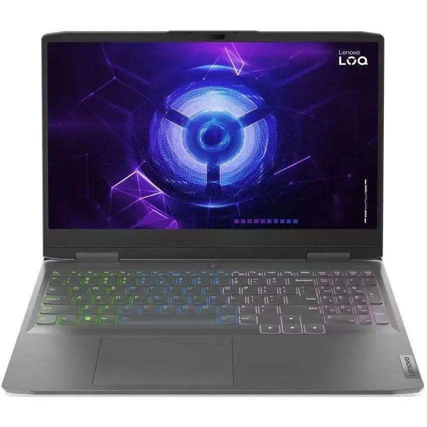 Lenovo LOQ 15IRH8 Игровой ноутбук 15.6", Intel Core i5-12450H, RAM 16 ГБ, SSD 512 ГБ, NVIDIA GeForce RTX 4050 для ноутбуков (6 Гб), Без системы, (82XV00XCRK), серый, Русская раскладка