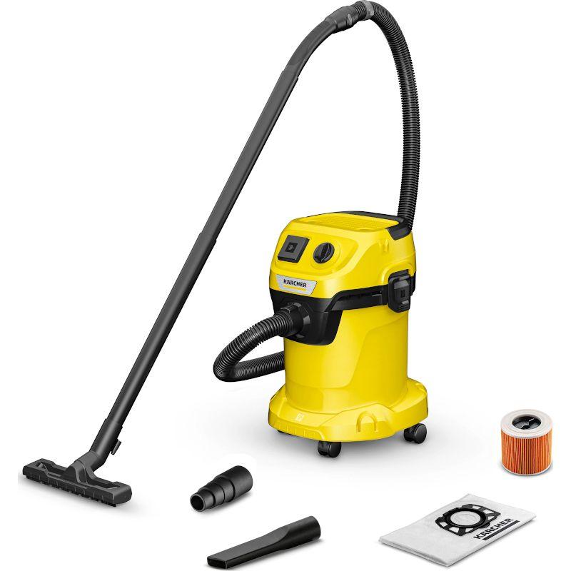 Пылесос KARCHER WD 3 P V-17/4/20 (1.628-170.0), 1000Вт, пылесборник 17л, для сухой и влажной уборки