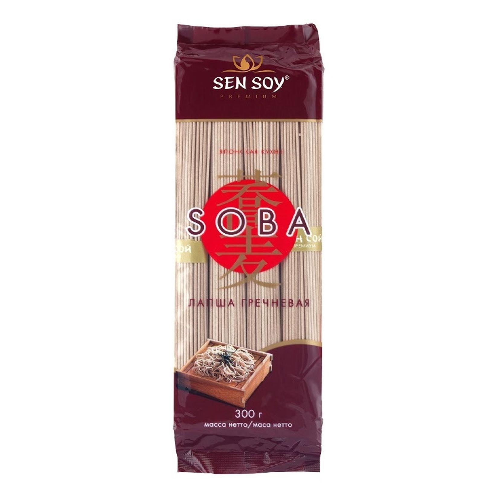 Макаронные изделия Sen Soy Soba Лапша гречневая 300 г