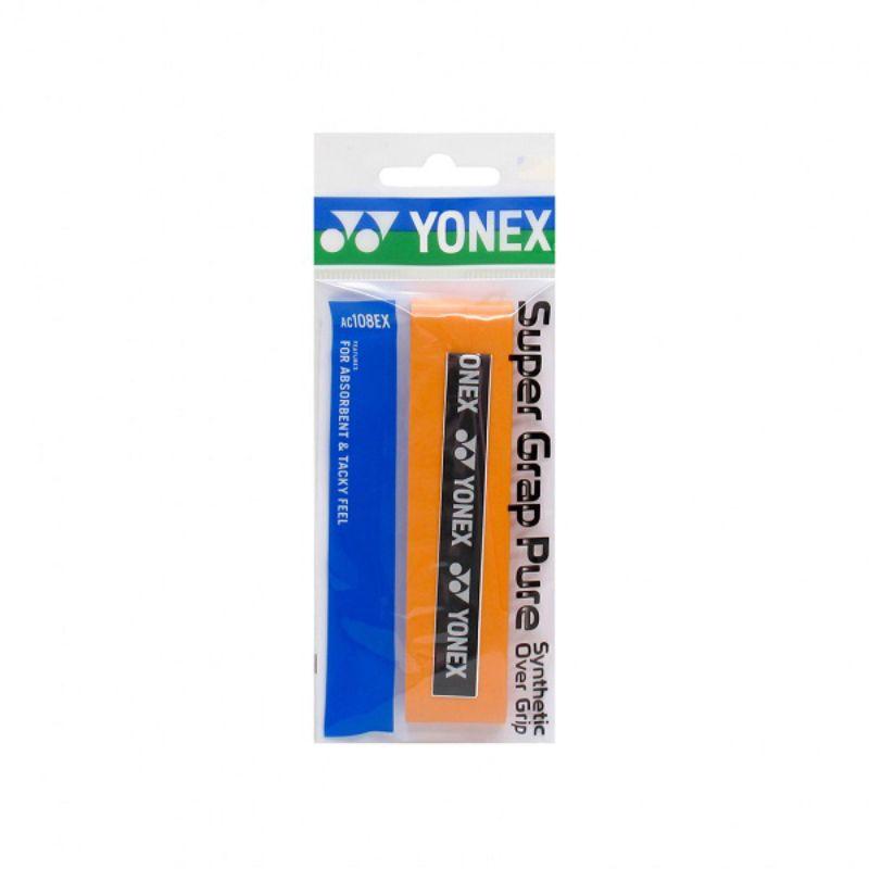 Обмотка для ручки Yonex Overgrip AC108EX Super Grap Pure х1, Orange