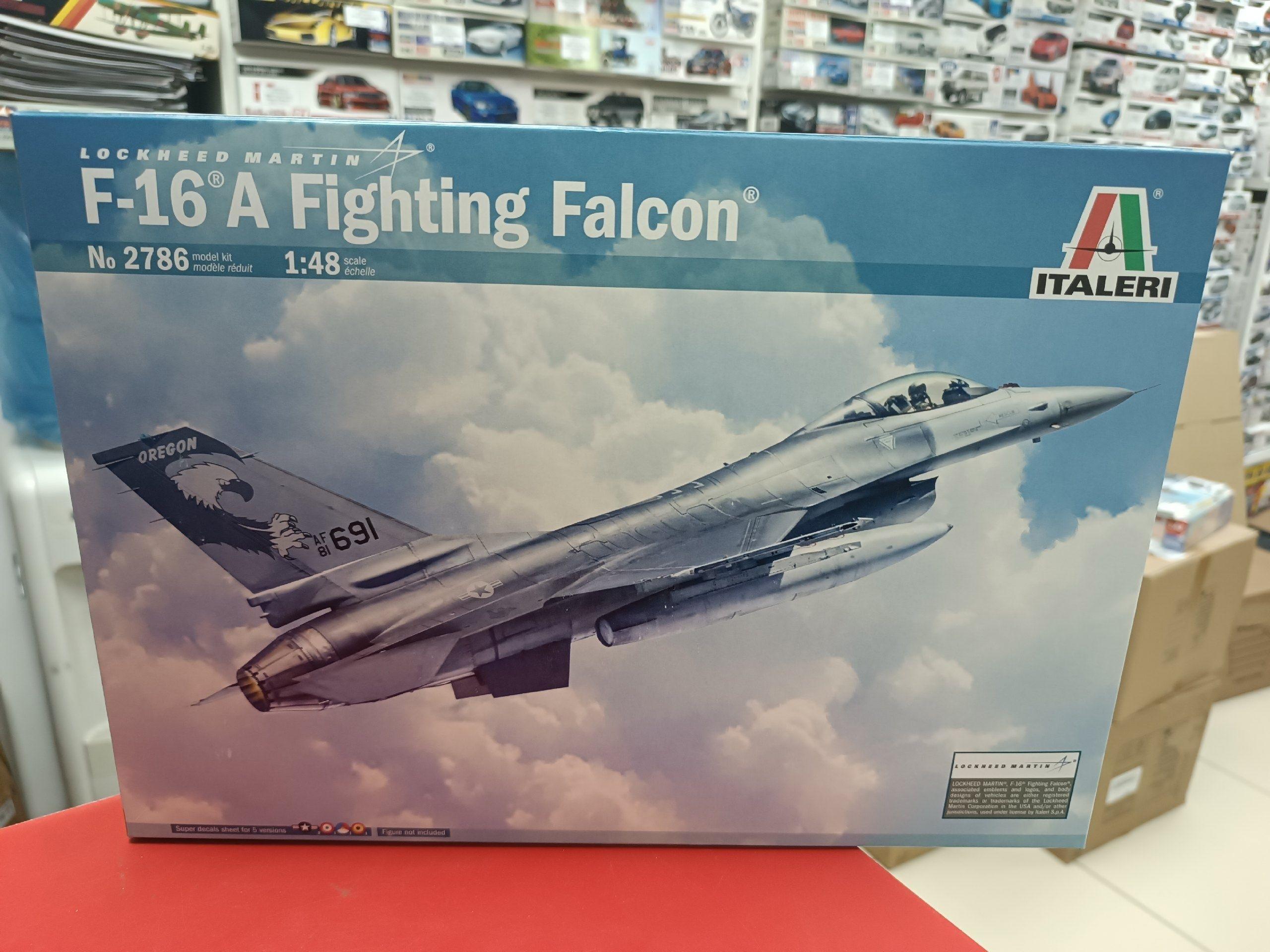 Сборная модель самолета 1:48 italeri 2786ИТ Самолет F-16A FIGHTING FALCON