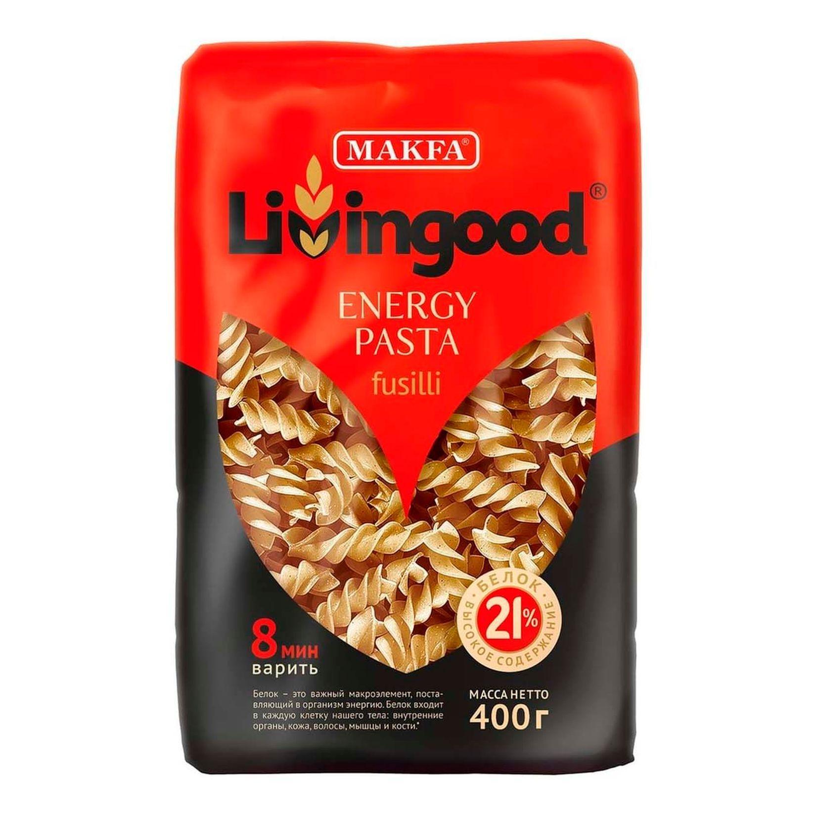 Макаронные изделия Livingood Fusilli 400 г