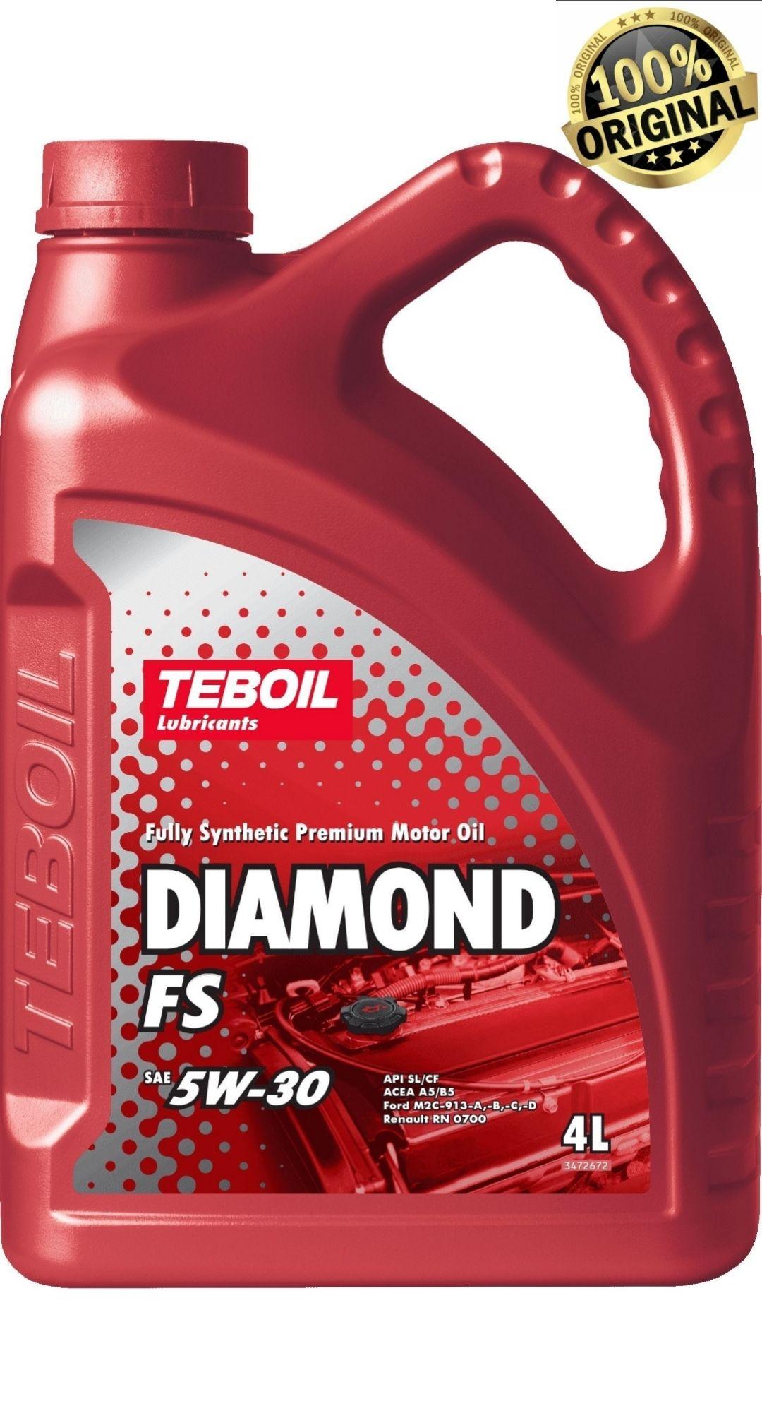 TEBOIL 5W-30 Масло моторное, Синтетическое, 4 л