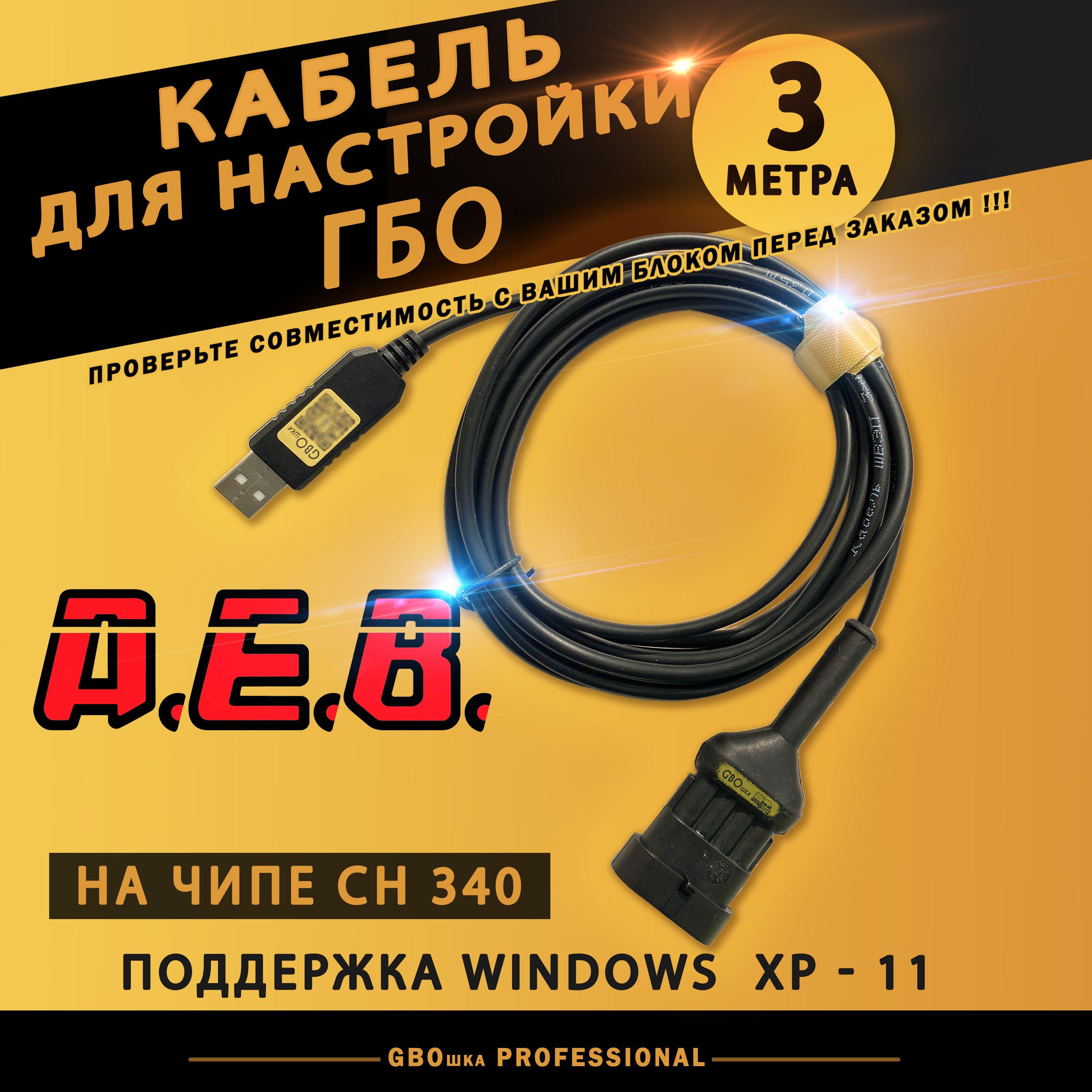 Кабель для настройки и диагностики ГБО AEB