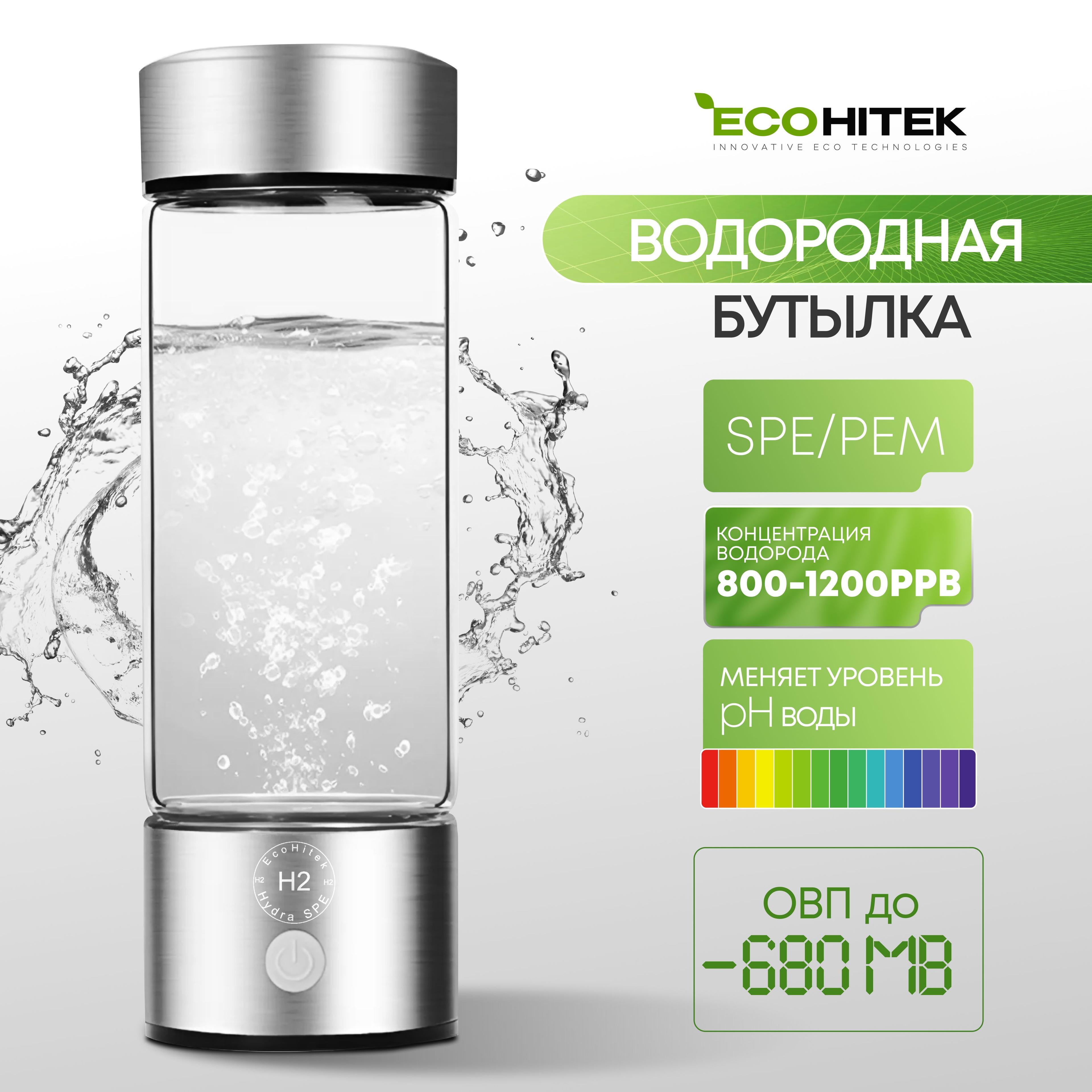 EcoHitek | Новое поколение Hydra, меняет pH и ОВП, водородная бутылка от EcoHitek