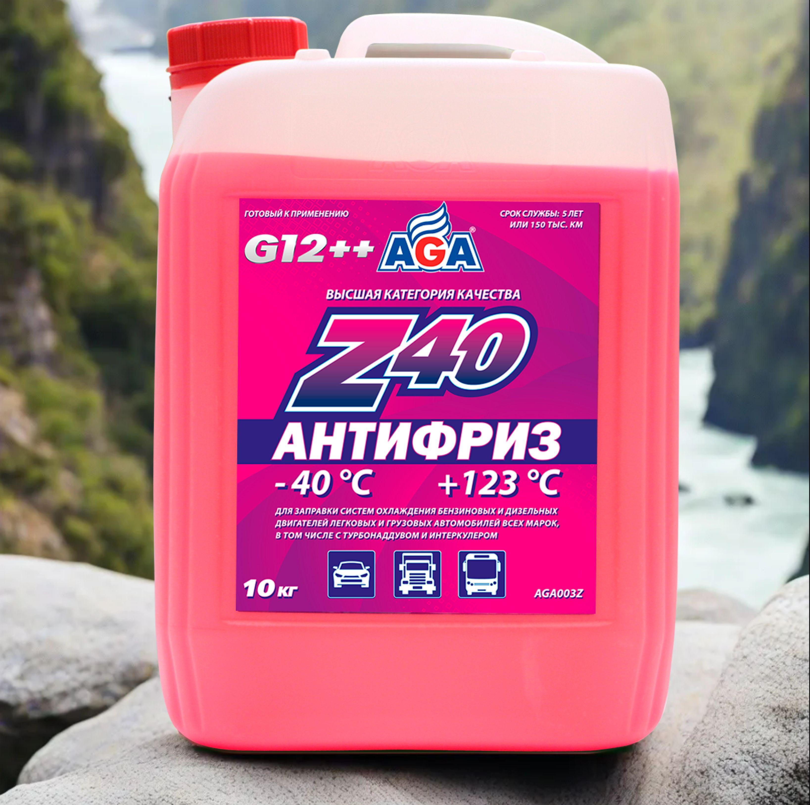 AGA Антифриз до -40°С, 10 л