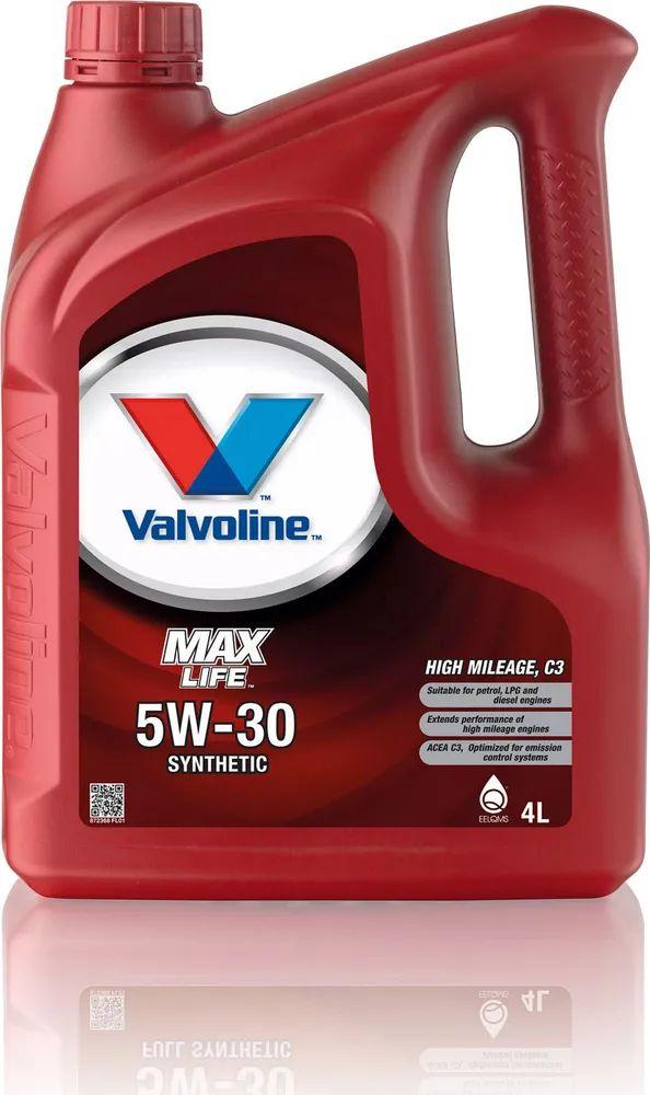 Valvoline maxlife 5W-30 Масло моторное, Синтетическое, 4 л