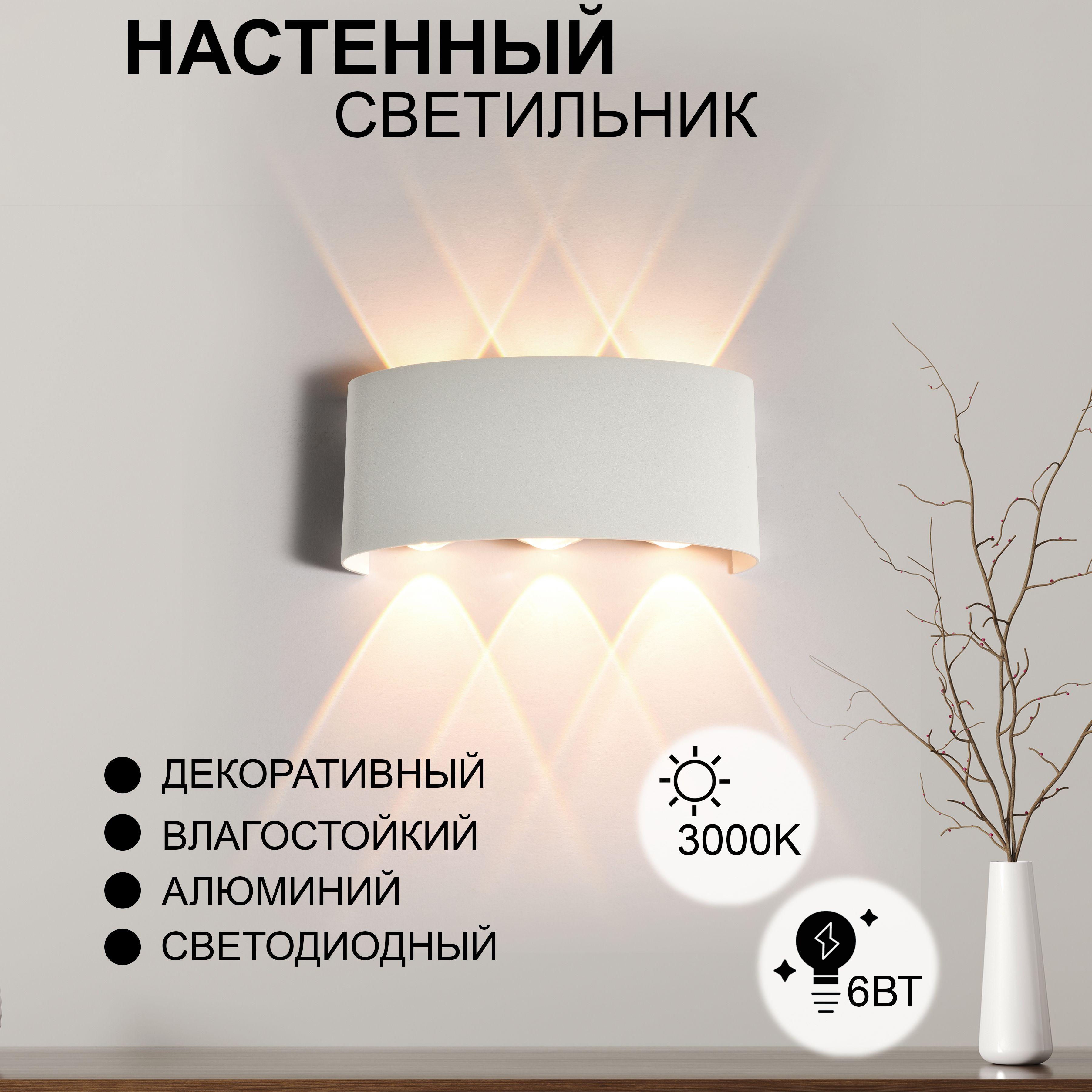 AINE LIGHT | Бра настенный светодиодный 6 Вт AINE Light