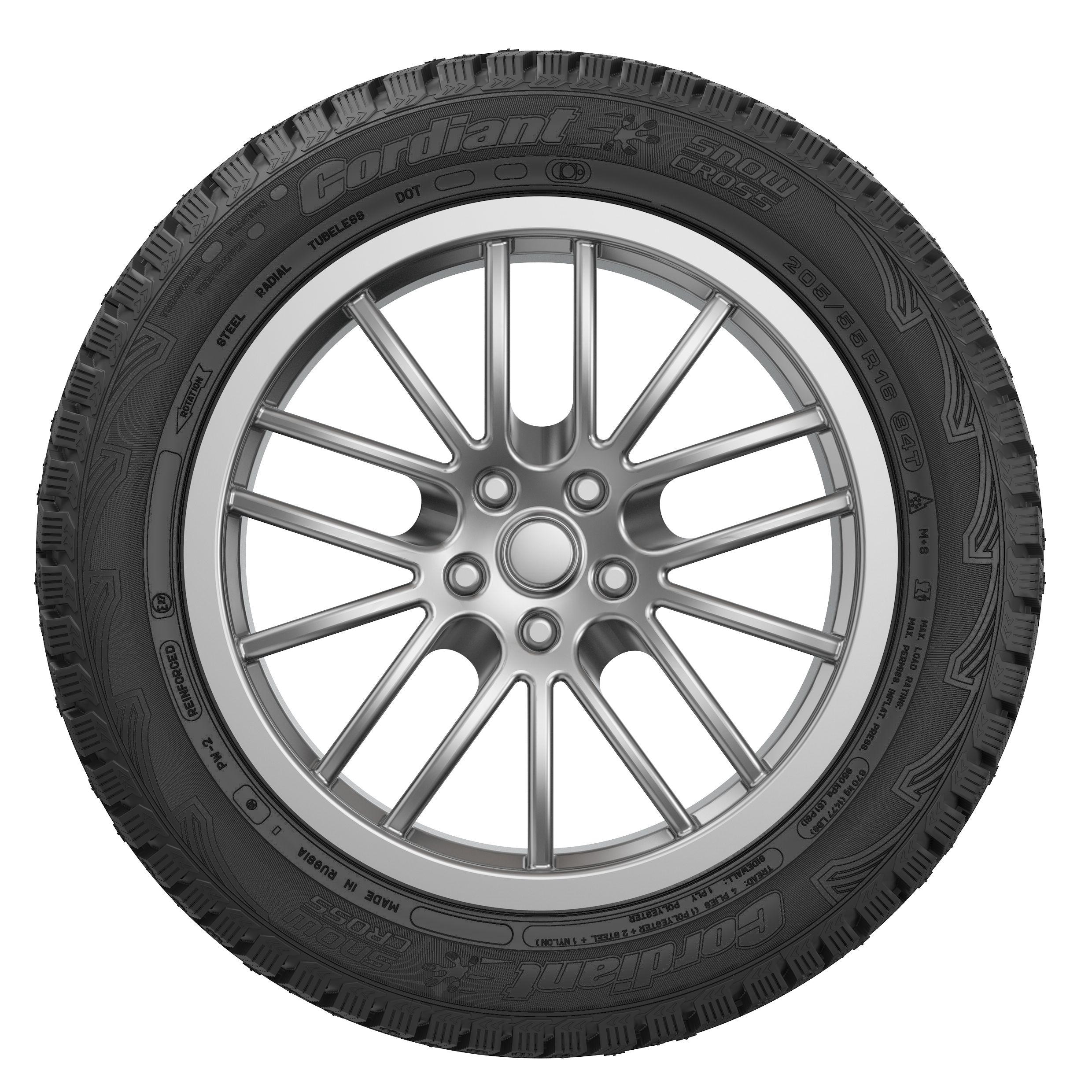 Cordiant CORDIANT SNOW CROSS 91T Шины  зимние 195/65  R15 91T Шипованные