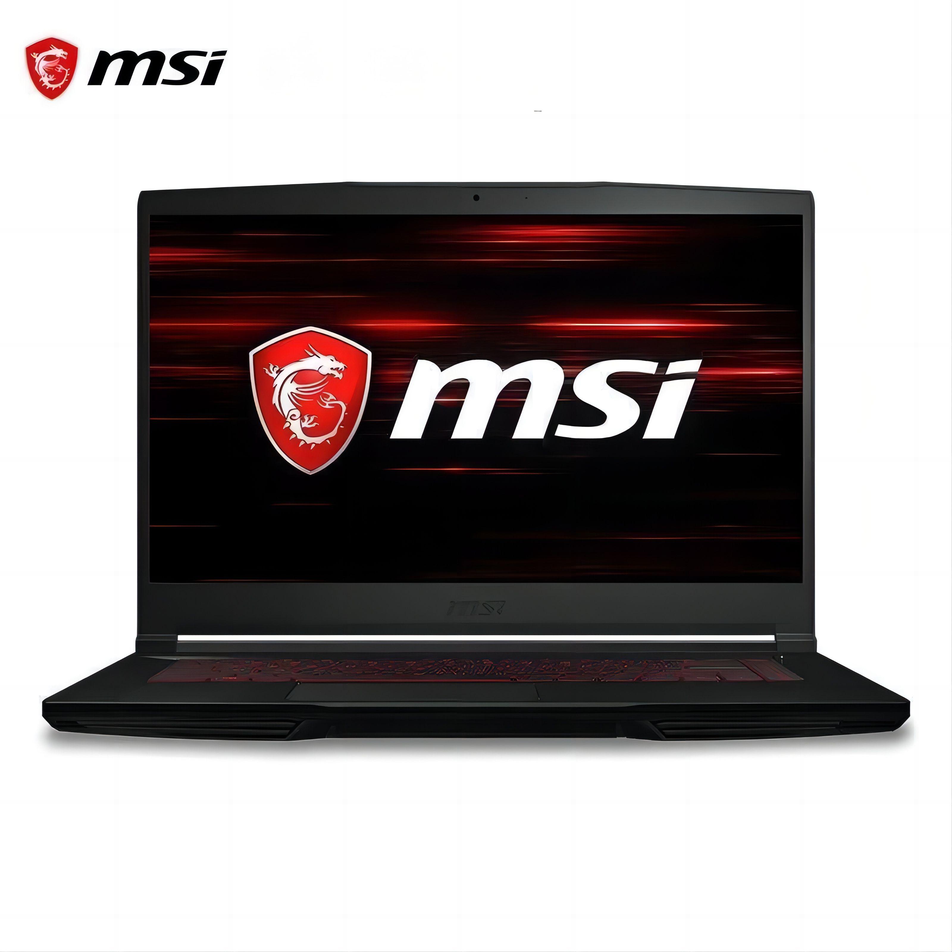 MSI GF63 Игровой ноутбук 15.6", Intel Core i7-10750H, RAM 16 ГБ, SSD, NVIDIA GeForce GTX 1650 (4 Гб), Windows Pro, черный матовый