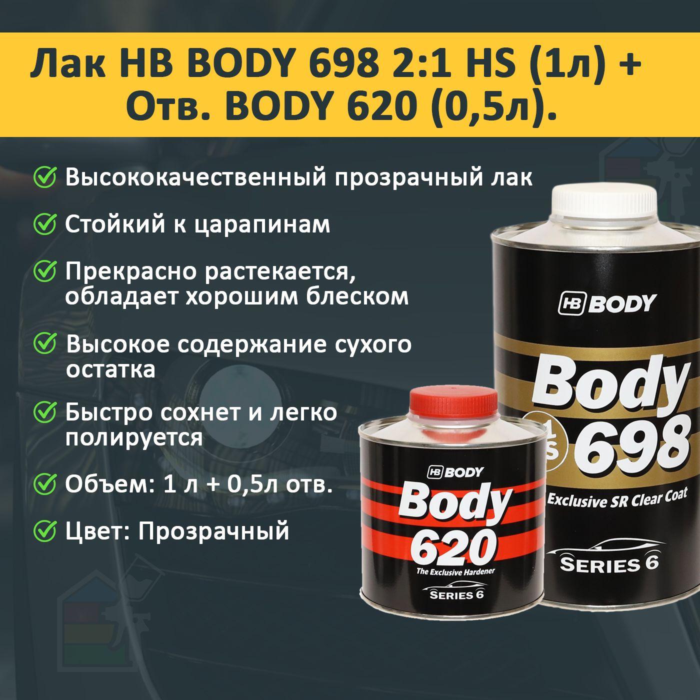 Body | Лак автомобильный Body 698