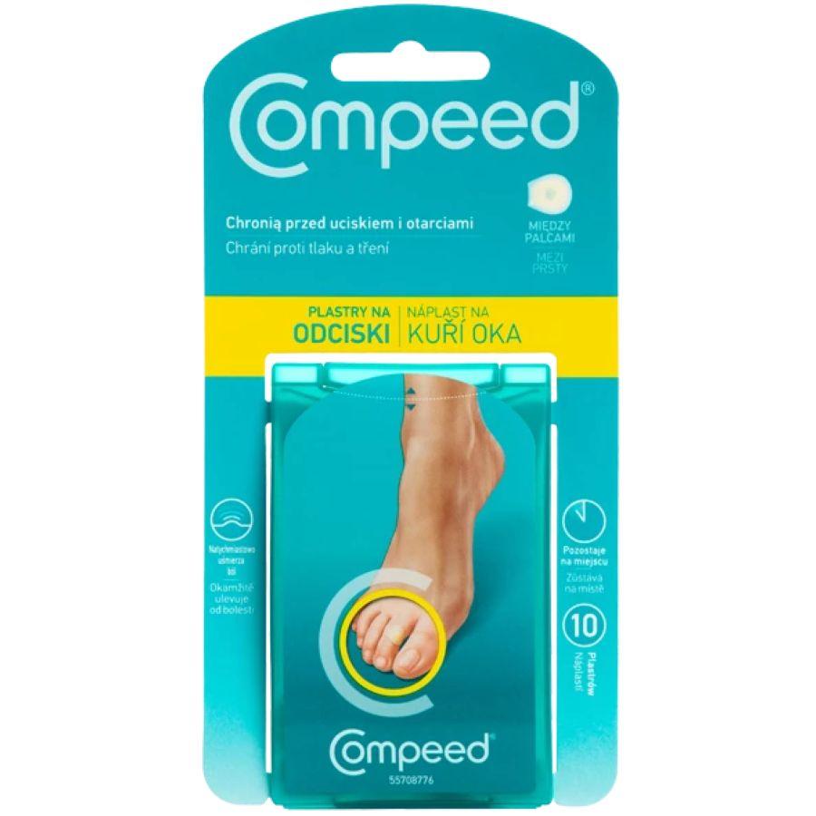 Мозольный пластырь Compeed от сухих мозолей между пальцами ног, 10 шт.