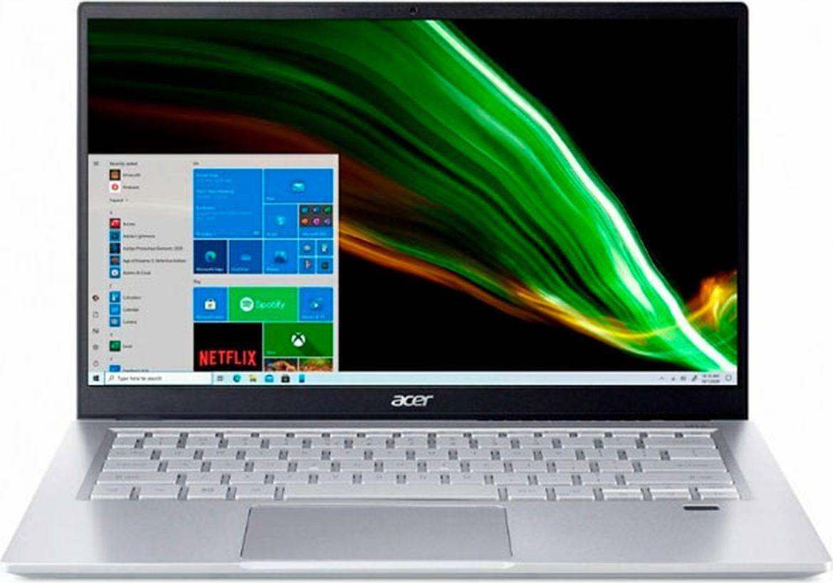 Acer Swift 3, AMD Ryzen 7 5700U Ноутбук 14", AMD Ryzen 7 5700U, RAM 16 ГБ, SSD 512 ГБ, AMD Radeon Vega 8, Без системы, (NX.AB1ER.006), серебристый, Русская раскладка