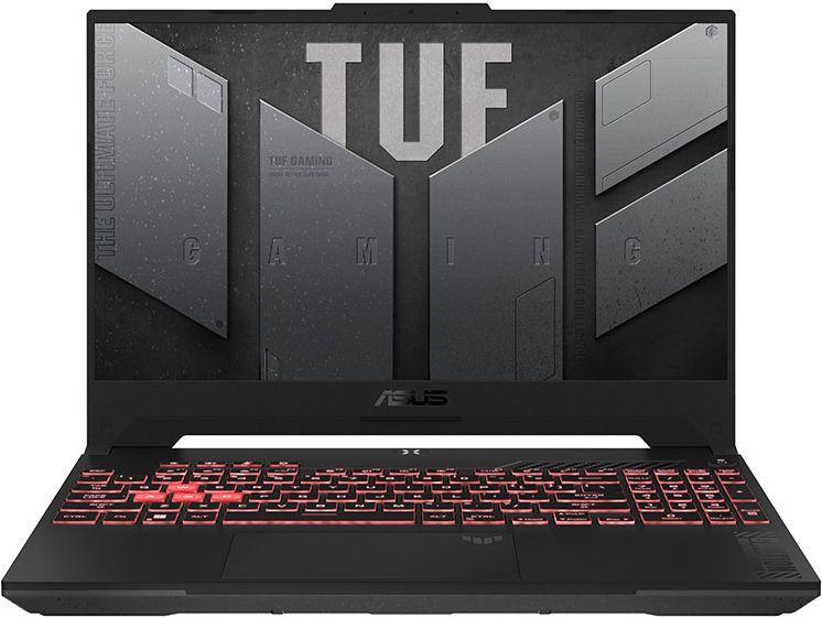 ASUS TUF Gaming A15 Ноутбук 15.6", AMD Ryzen 5 7535HS, RAM 16 ГБ, SSD 512 ГБ, NVIDIA GeForce RTX 4060 (8 Гб), Без системы, (90NR0E85-M00DT0), серый, Русская раскладка