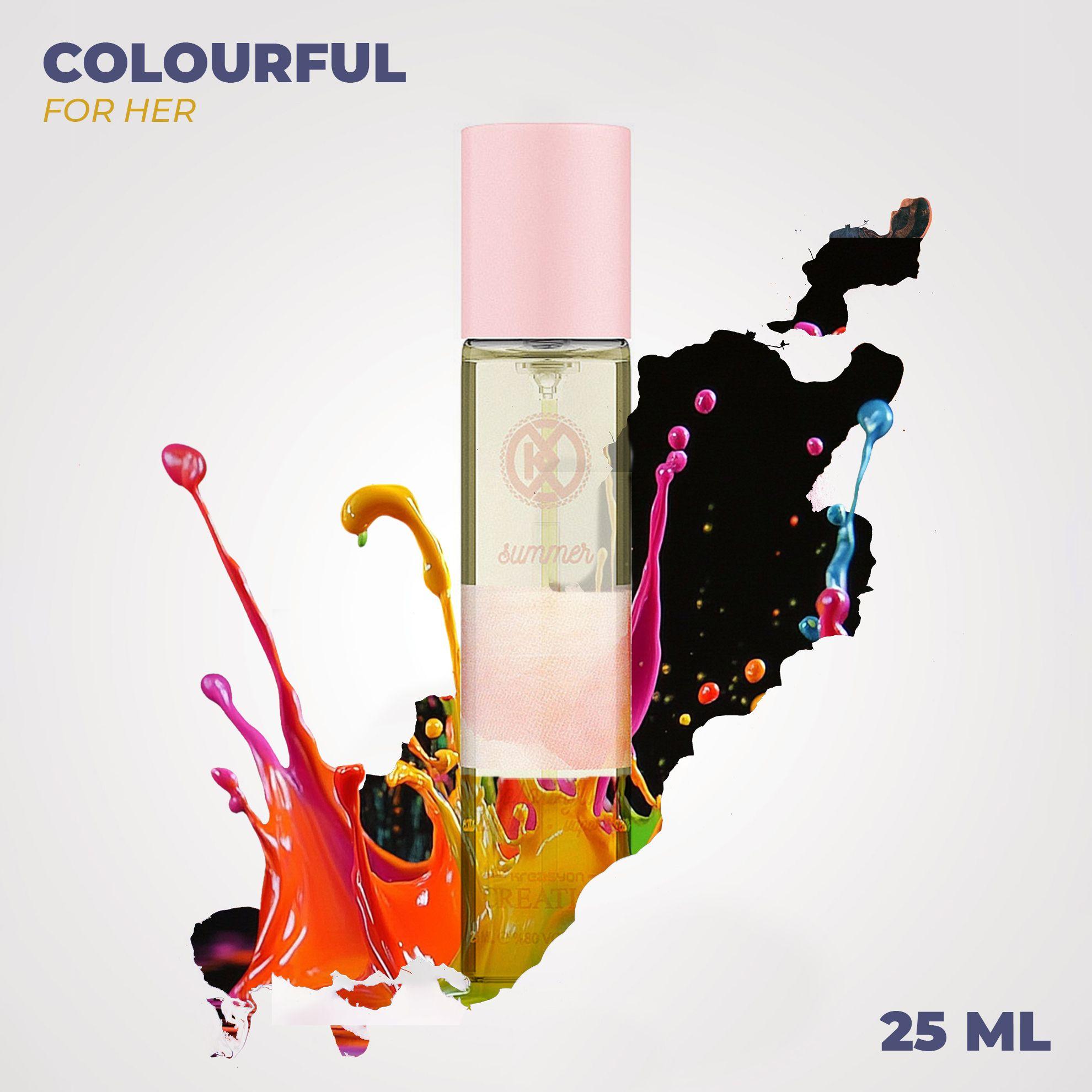 Туалетная вода женская Kreasyon Creation Colourful / For her edt 25 мл