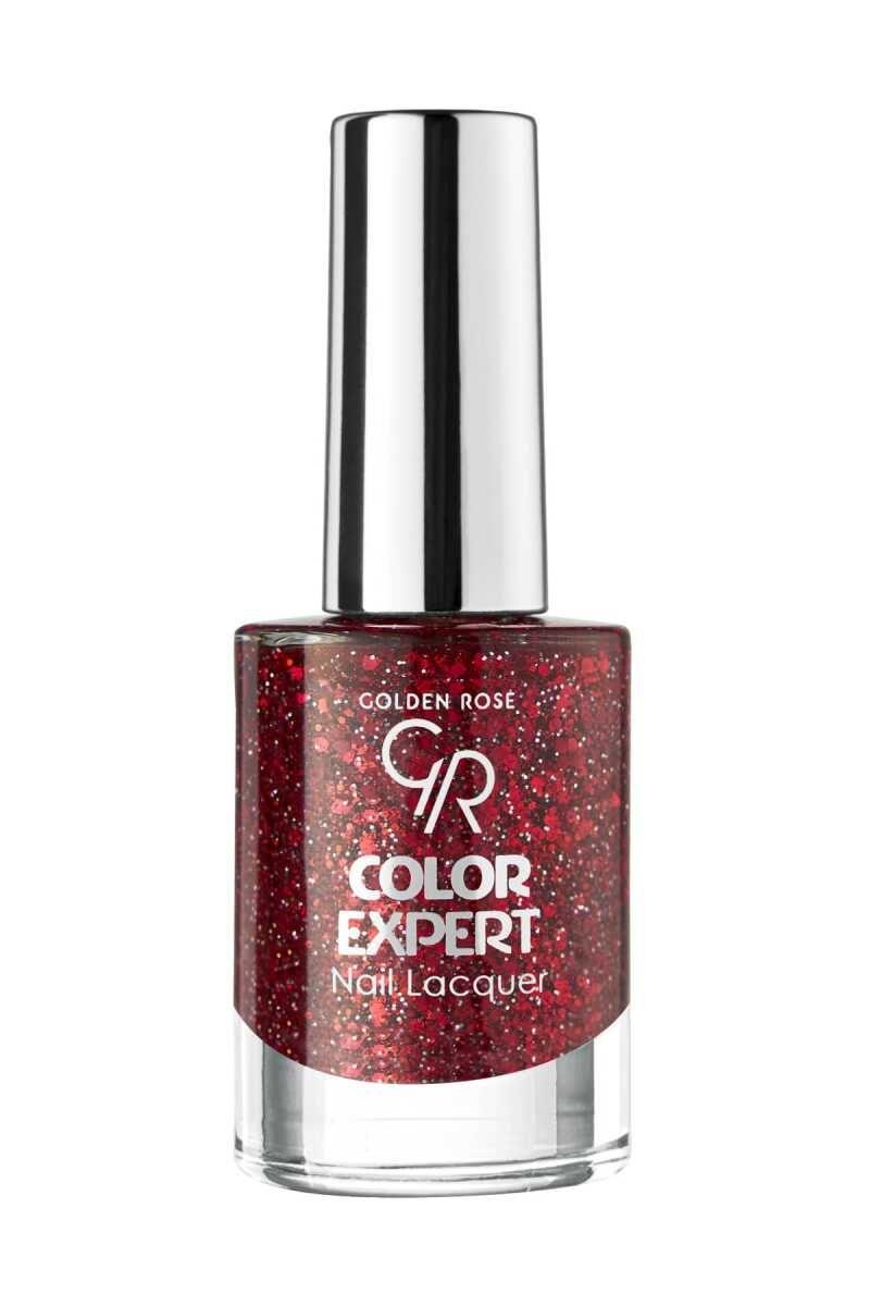 Golden Rose Лак для ногтей Color Expert glitter, тон 615, 10 мл