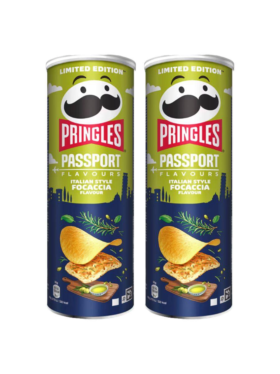 Чипсы Pringles Passport Italian Foccacia / Итальянская Фокачча, 2 уп по 165 гр