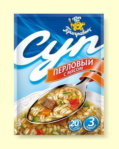 Суп ПЕРЛОВЫЙ С МЯСОМ 60г Приправыч 3 шт