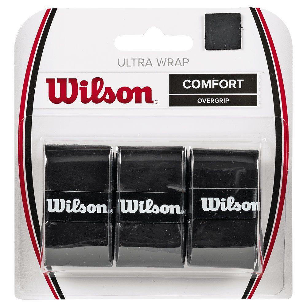 Намотка для теннисной ракетки Wilson Ultra Wrap Comfort Overgrip 3шт. чёрный