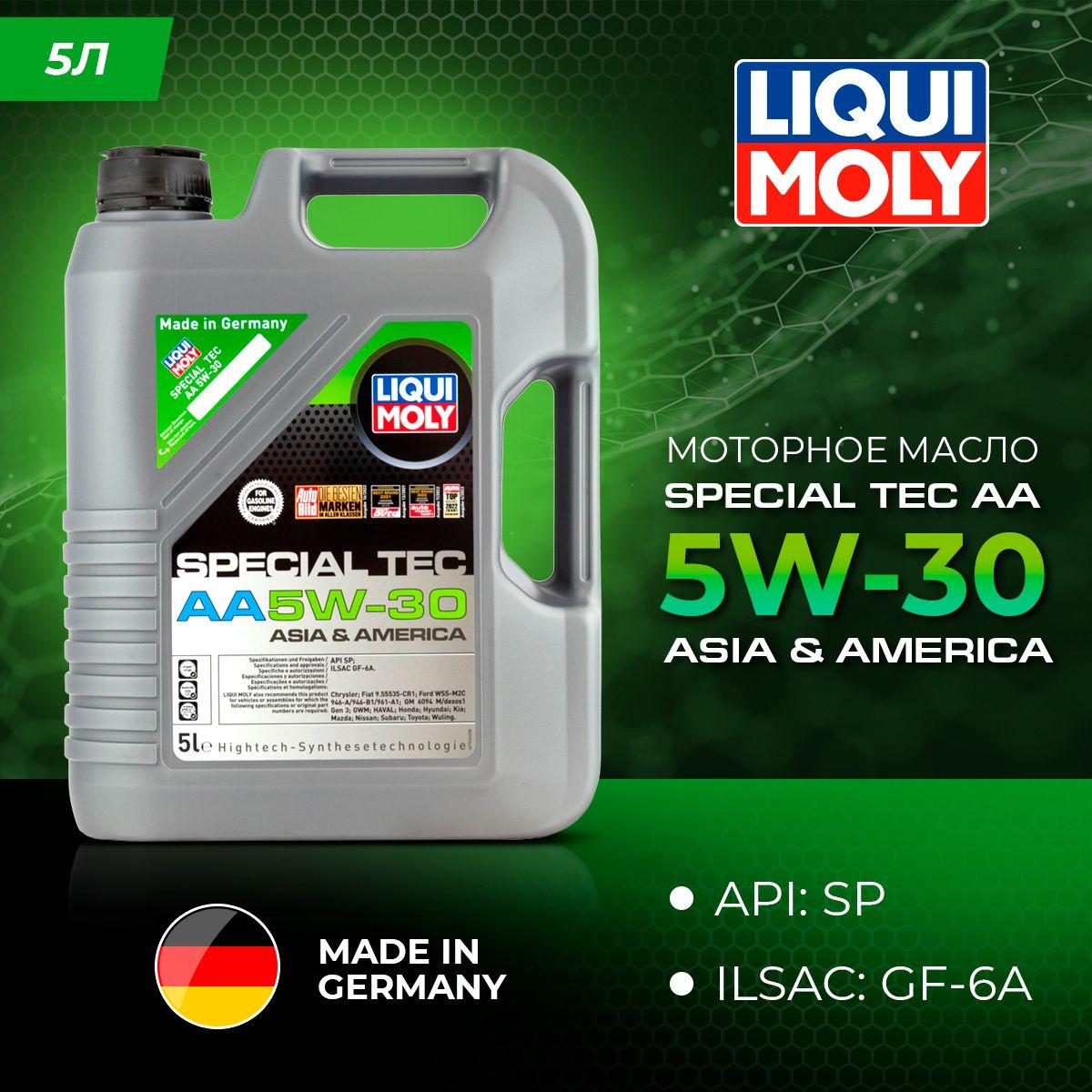 Liqui Moly SPECIAL TEC AA 5W-30 Масло моторное, Синтетическое, 5 л