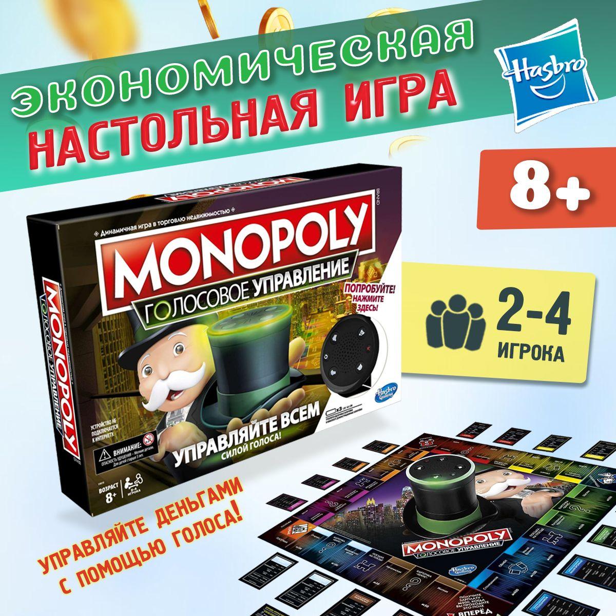 Настольная игра "Монополия Голосовое управление"