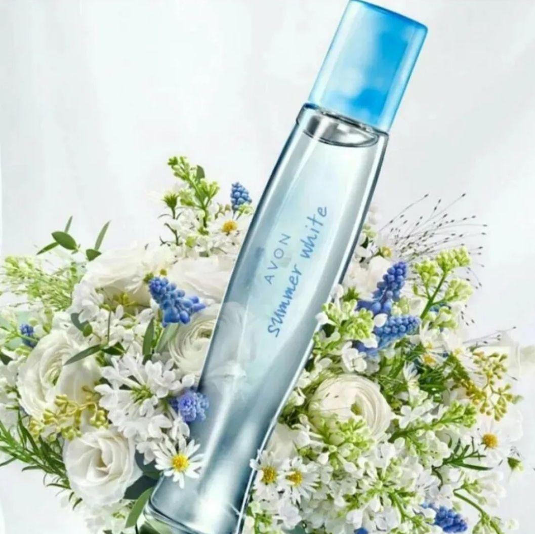 AVON Туалетная вода Summer White голубая крышка 50 мл