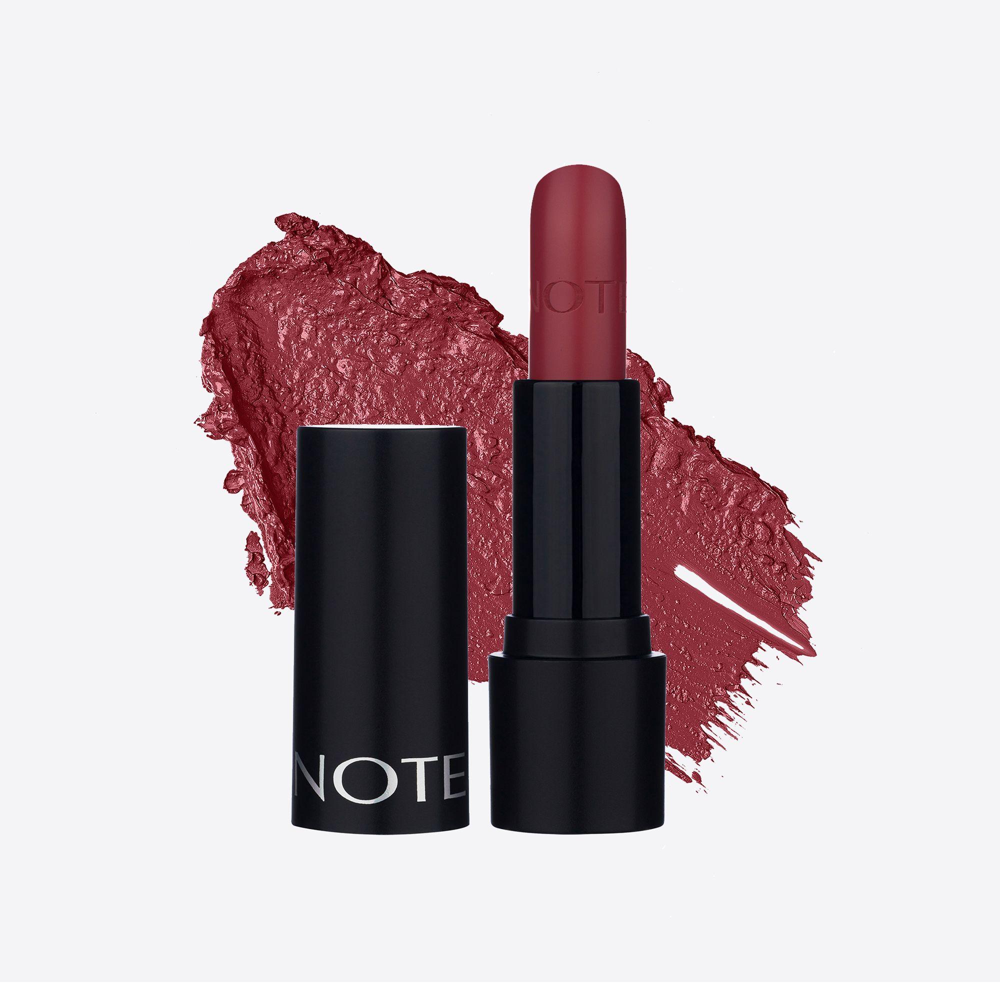 NOTE Помада для губ кремовая DEEP IMPACT LIPSTICK (08 Sophisticate Burgundy)