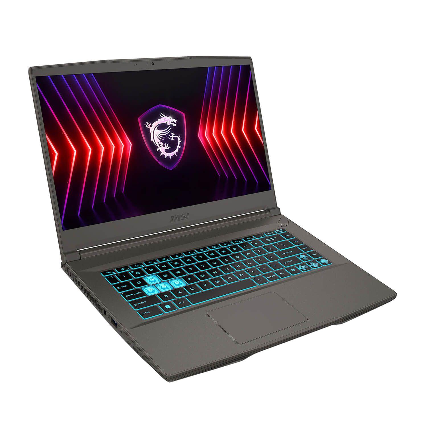 MSI MSI Thin A15 B7VF-223XKZ (9S7-16RK11-223) Игровой ноутбук 15.6", AMD Ryzen 5 7535HS, RAM 16 ГБ, SSD 512 ГБ, NVIDIA GeForce RTX 4060 (8 Гб), Без системы, (9S7-16RK11-272), черный, Русская раскладка