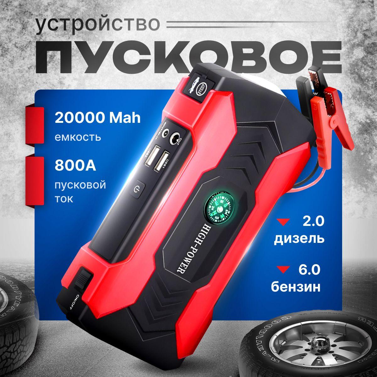 Пусковое устройство для автомобиля 20000 Mah